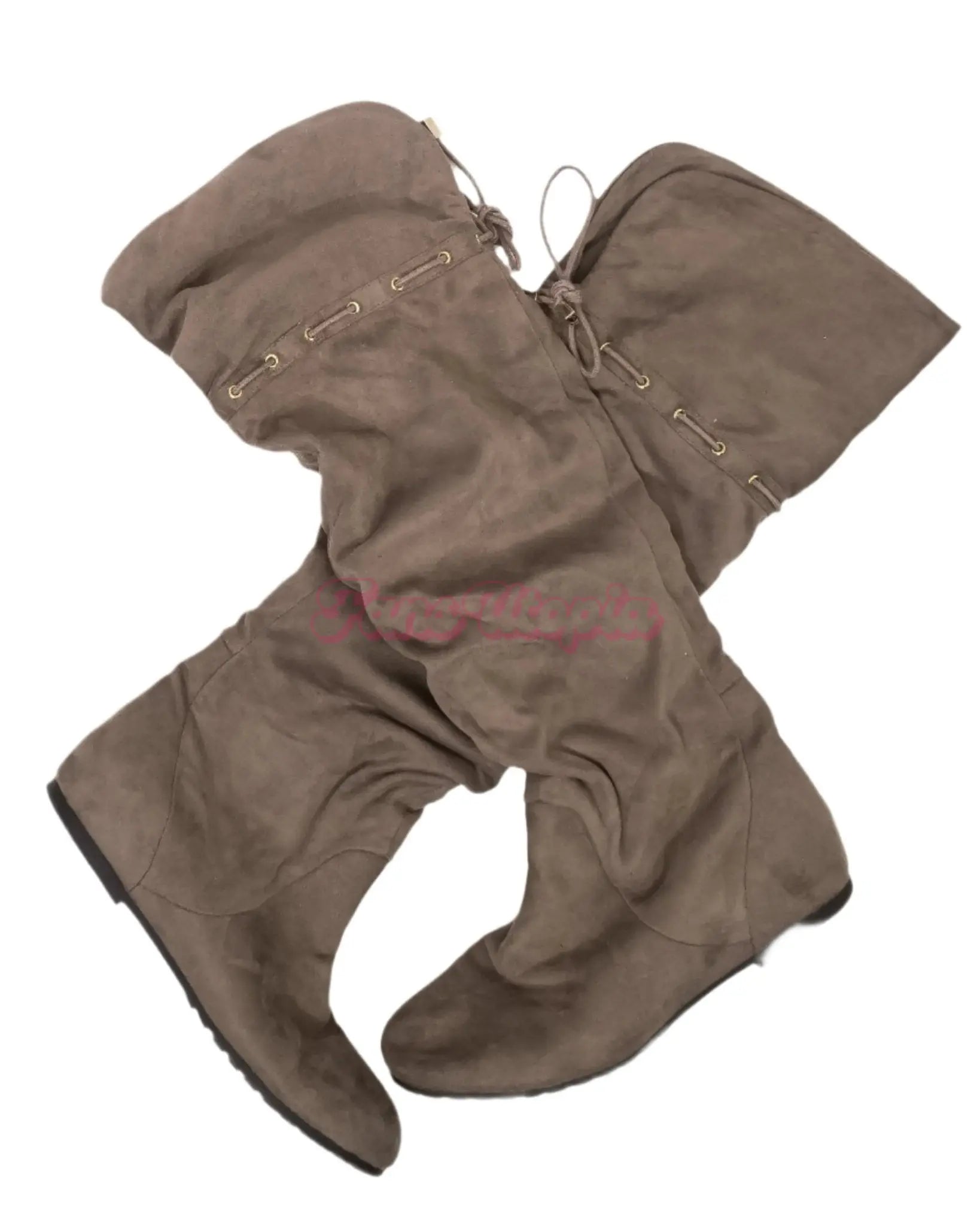 Chloe Amour Grey Knee High Boots Chloe Amour