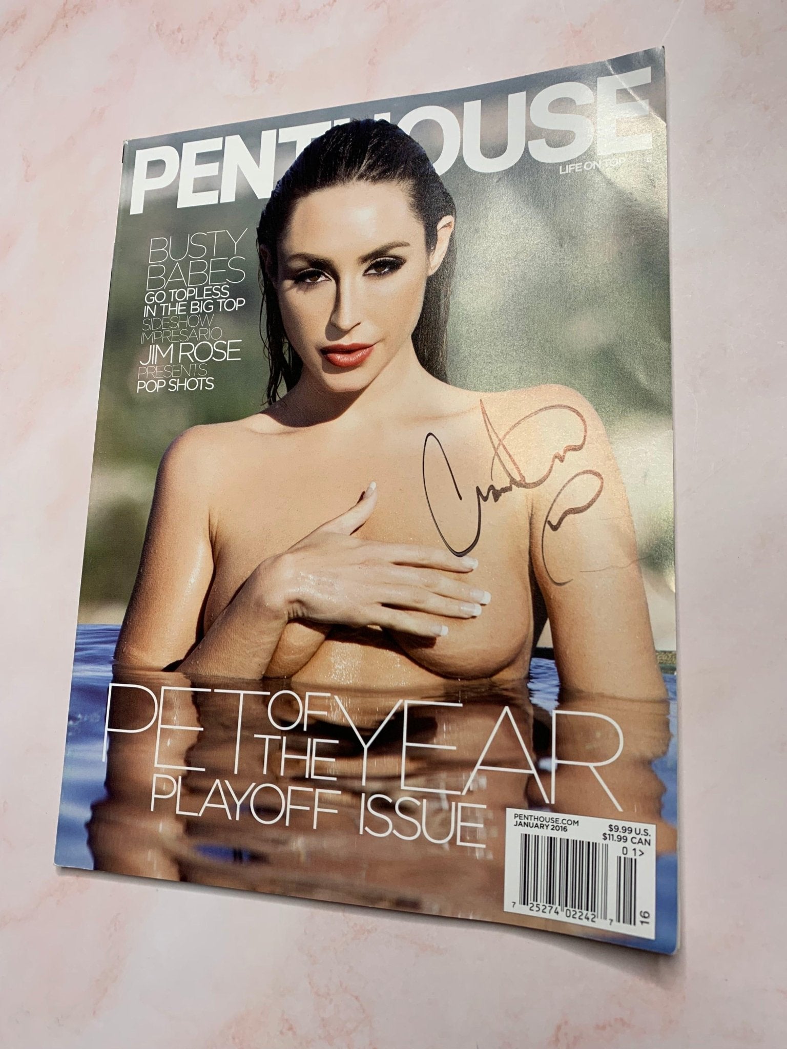 Christiana Cinn Autographed Magazine OUTLET