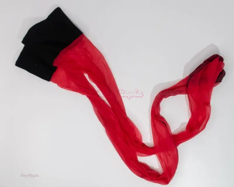 Christiana Cinn HB Red & Black Thigh Highs Christiana Cinn