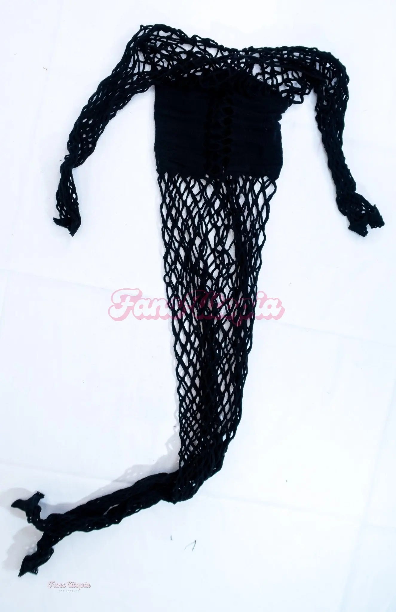Christina Savoy Black Fishnet Bodysuit Christina Savoy