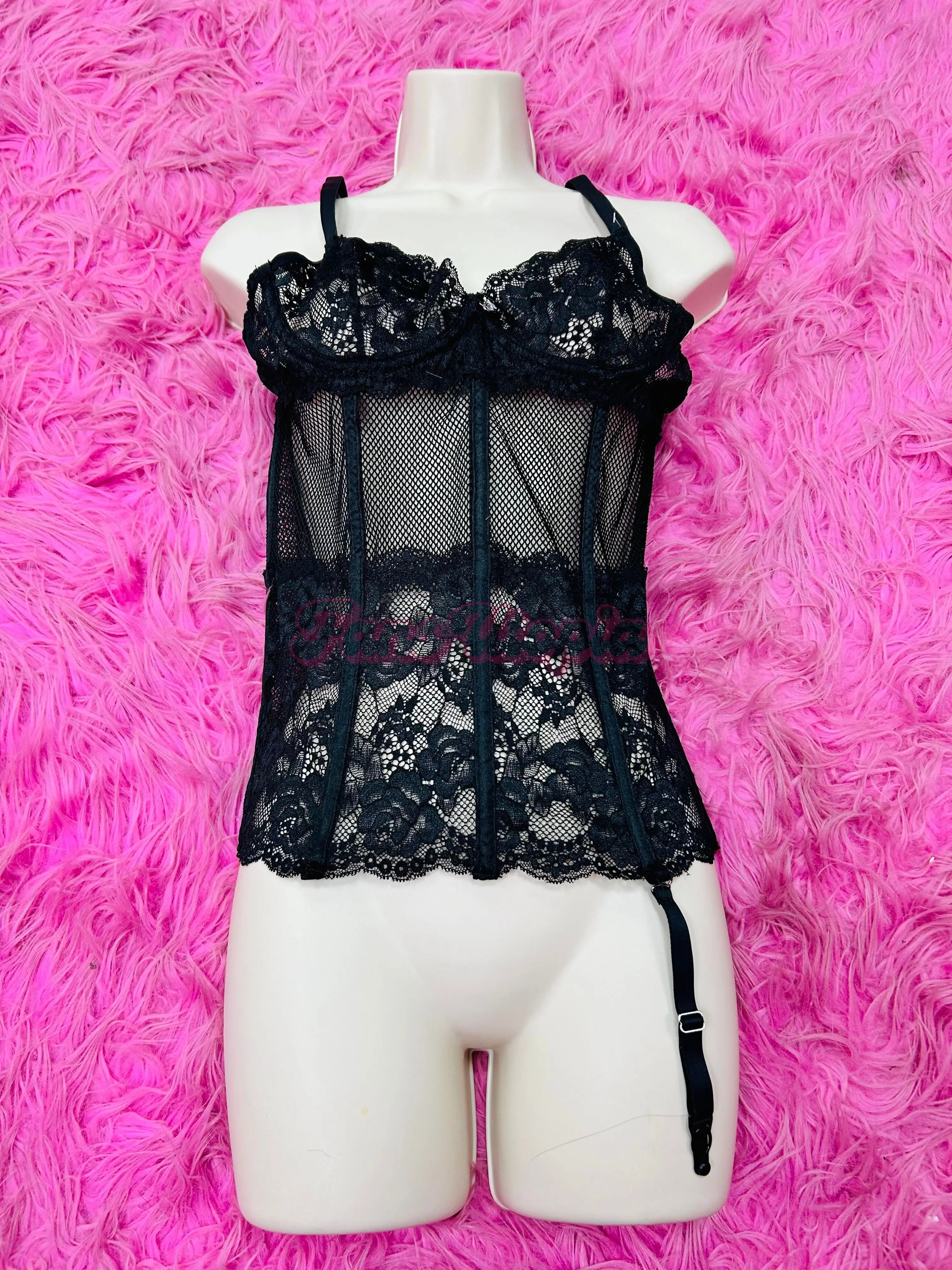 Christina Savoy Black Lace Top Christina Savoy