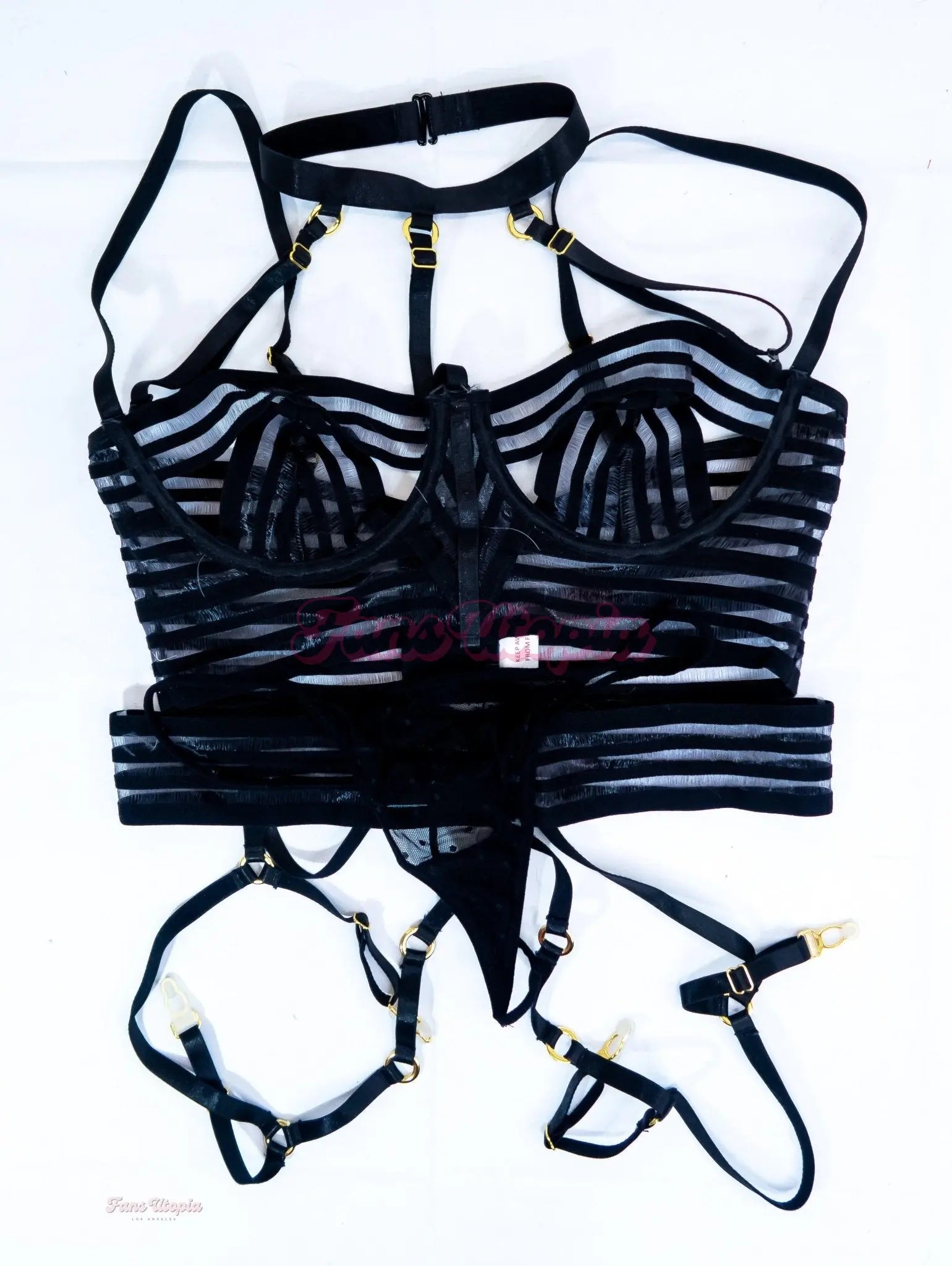 Christina Savoy Black Lingerie Set Christina Savoy