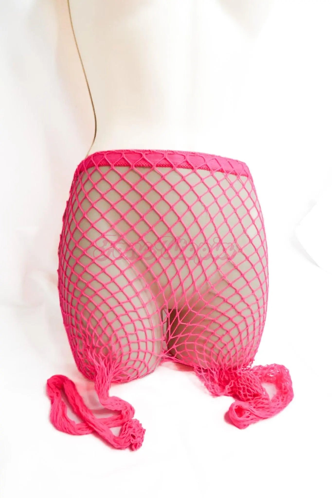 E4K - Vanessa Moon Pink Fishnet Stockings Porn+