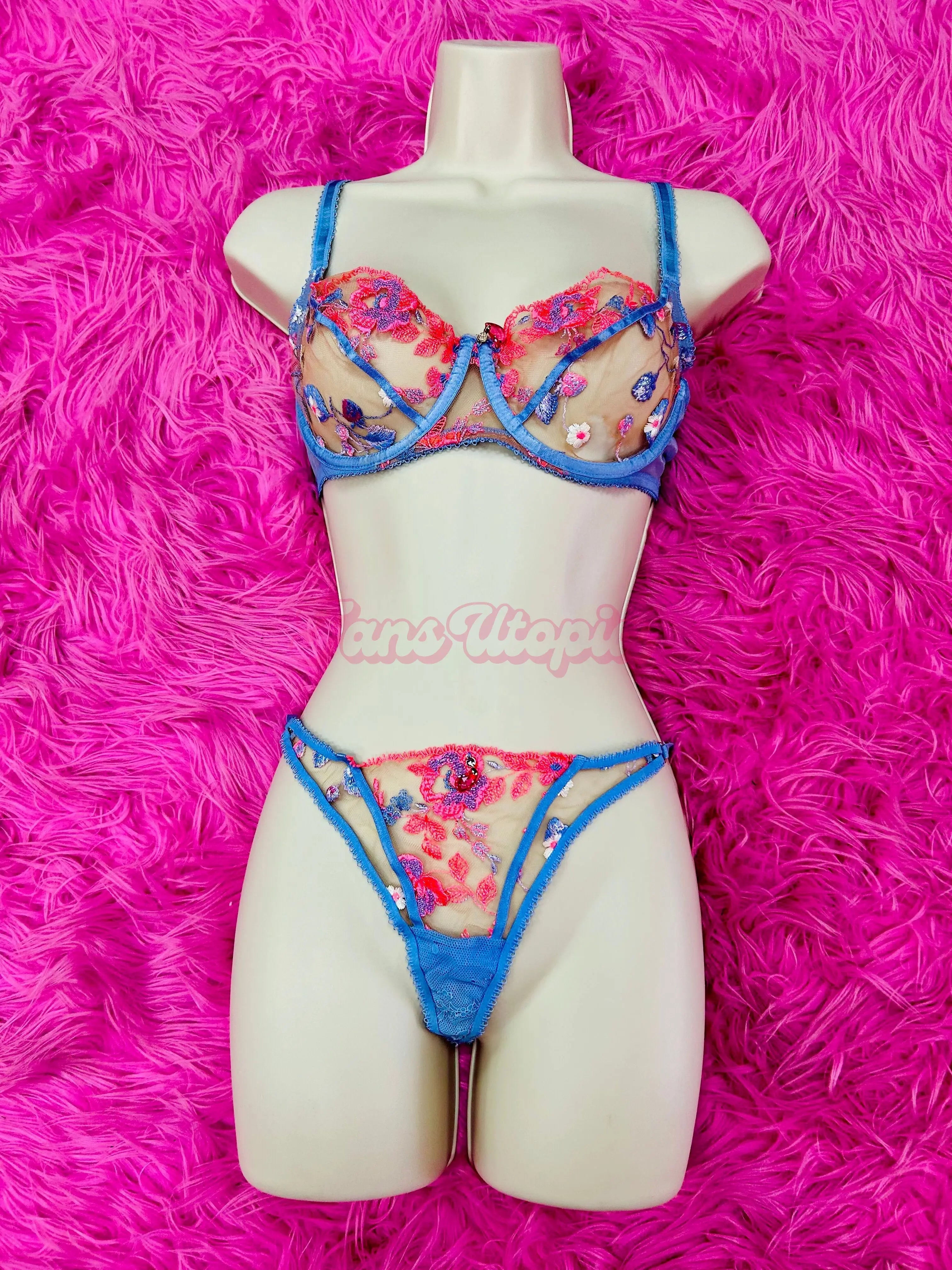 Eliza Eves Muti Color Bra & Panty Set Eliza Eves
