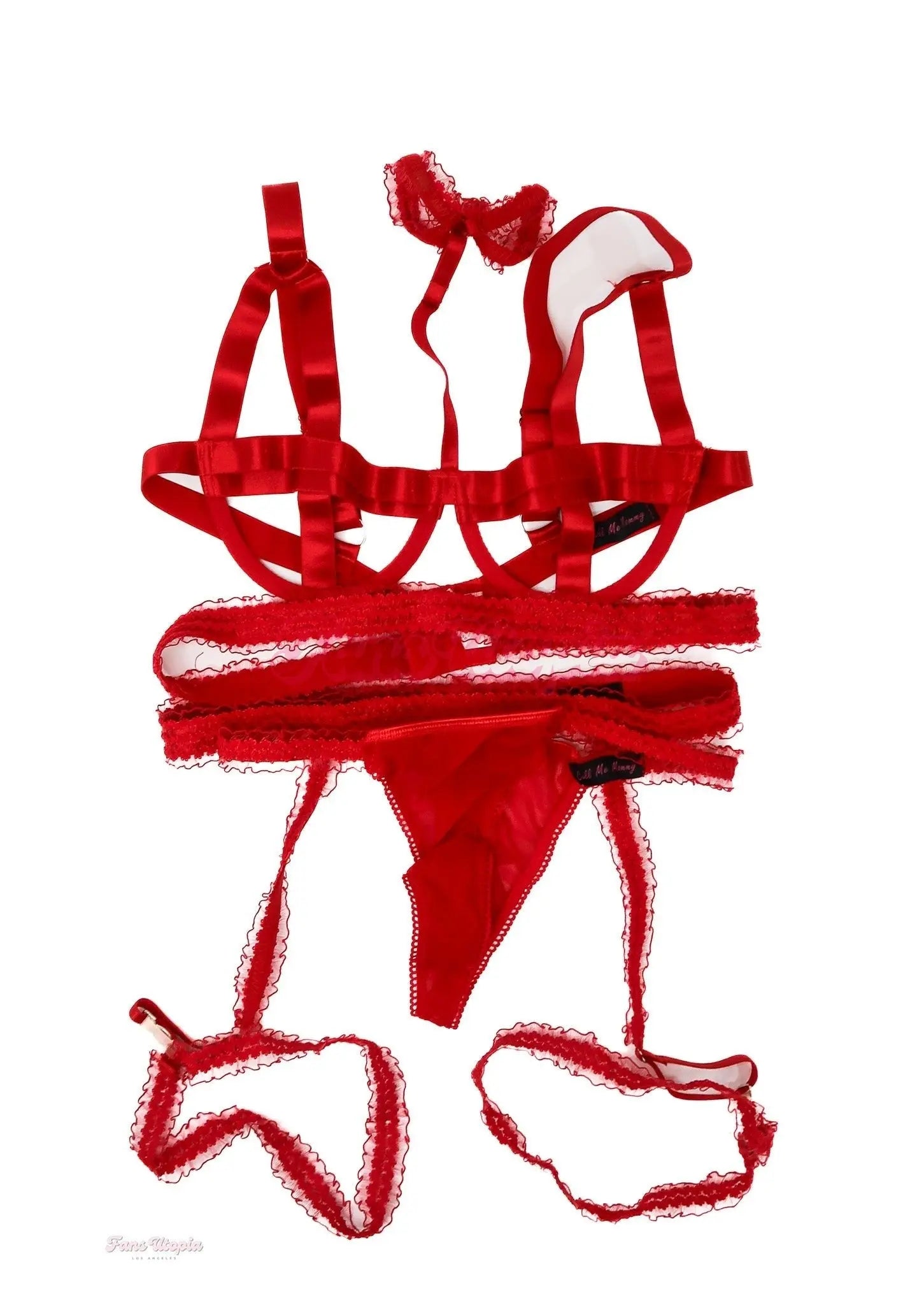 Emily Norman Red Lace Set OUTLET