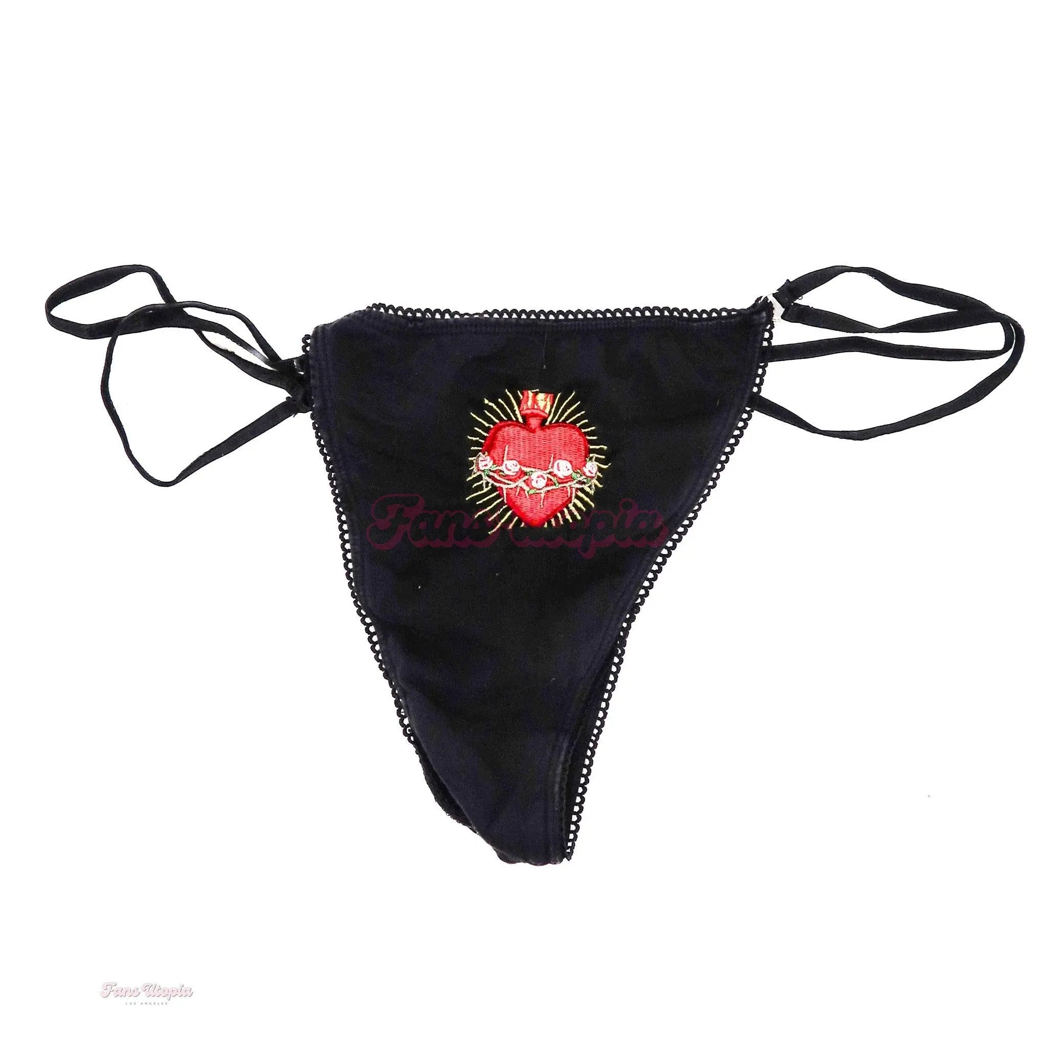 Emma Magnolia Black Thong Emma Magnolia