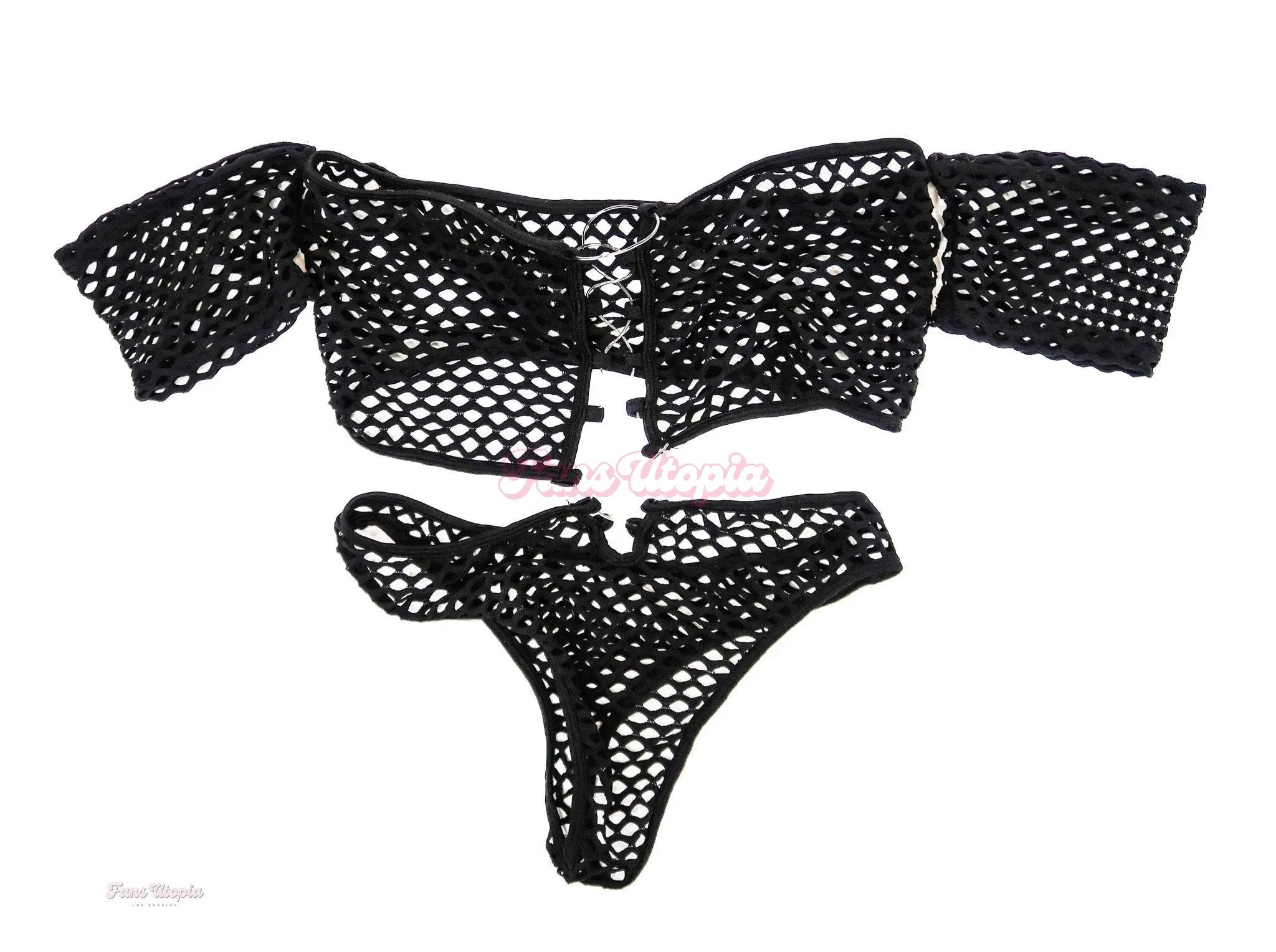 Emma Magnolia Fishnet Bra & Panty Set Emma Magnolia