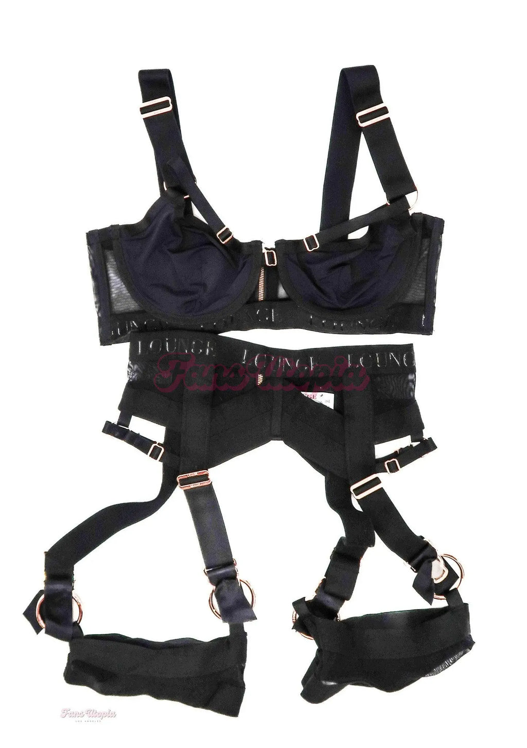 Emma Magnolia Lounge Black Lingerie Set Emma Magnolia