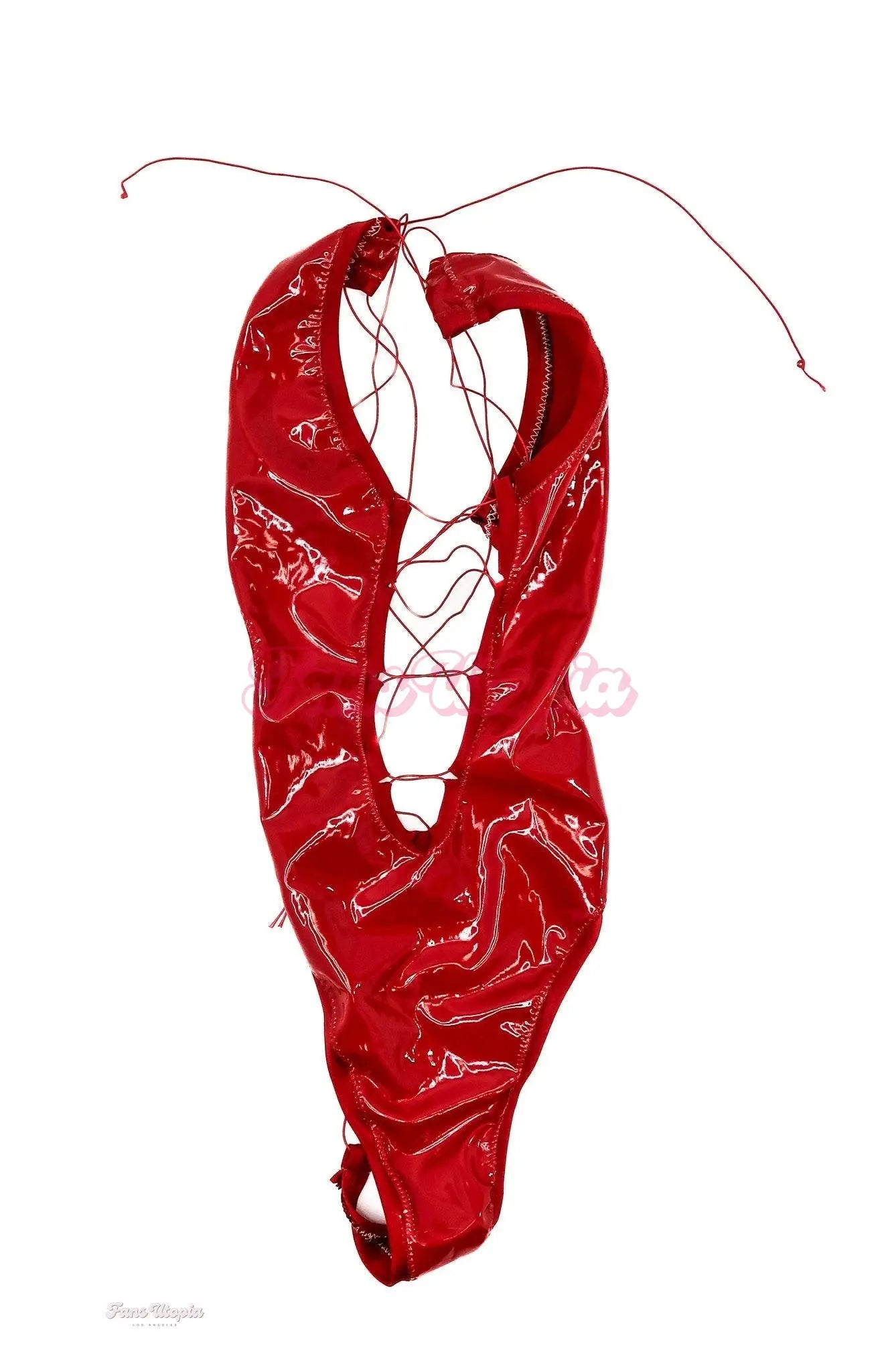 Emma Magnolia Red Plastic Bodysuit Emma Magnolia