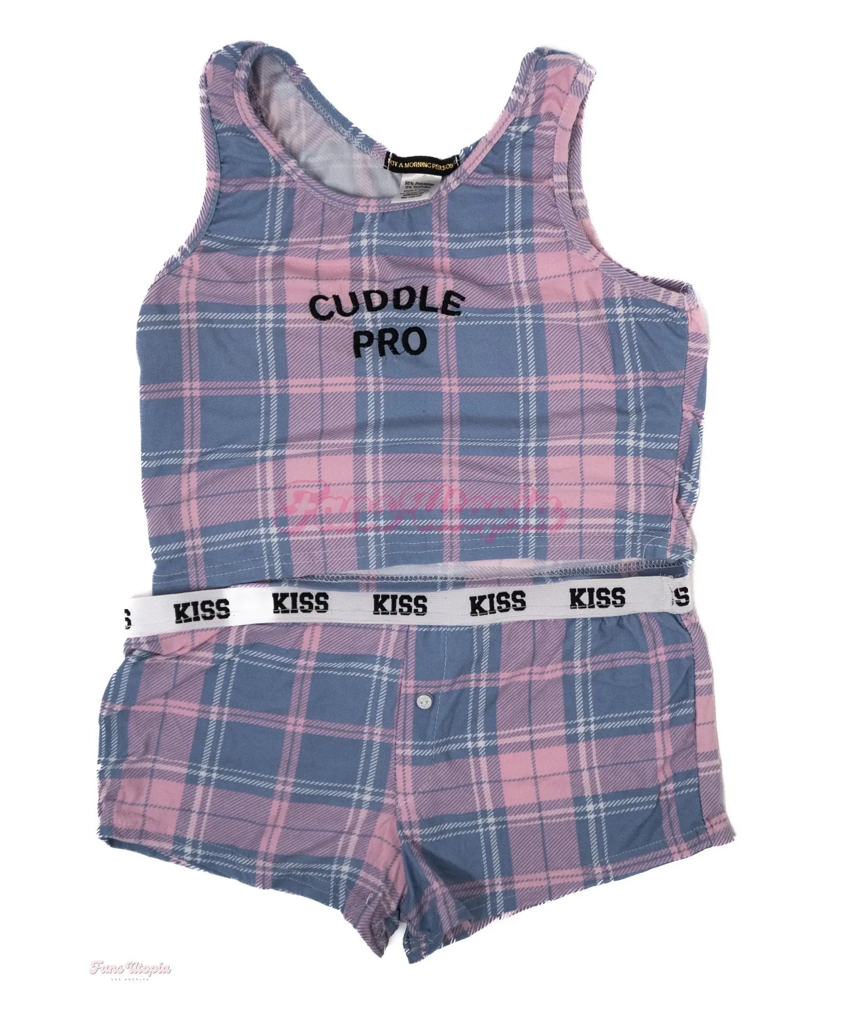 Eva Nyx Pink Plaid PJ Set Eva Nyx