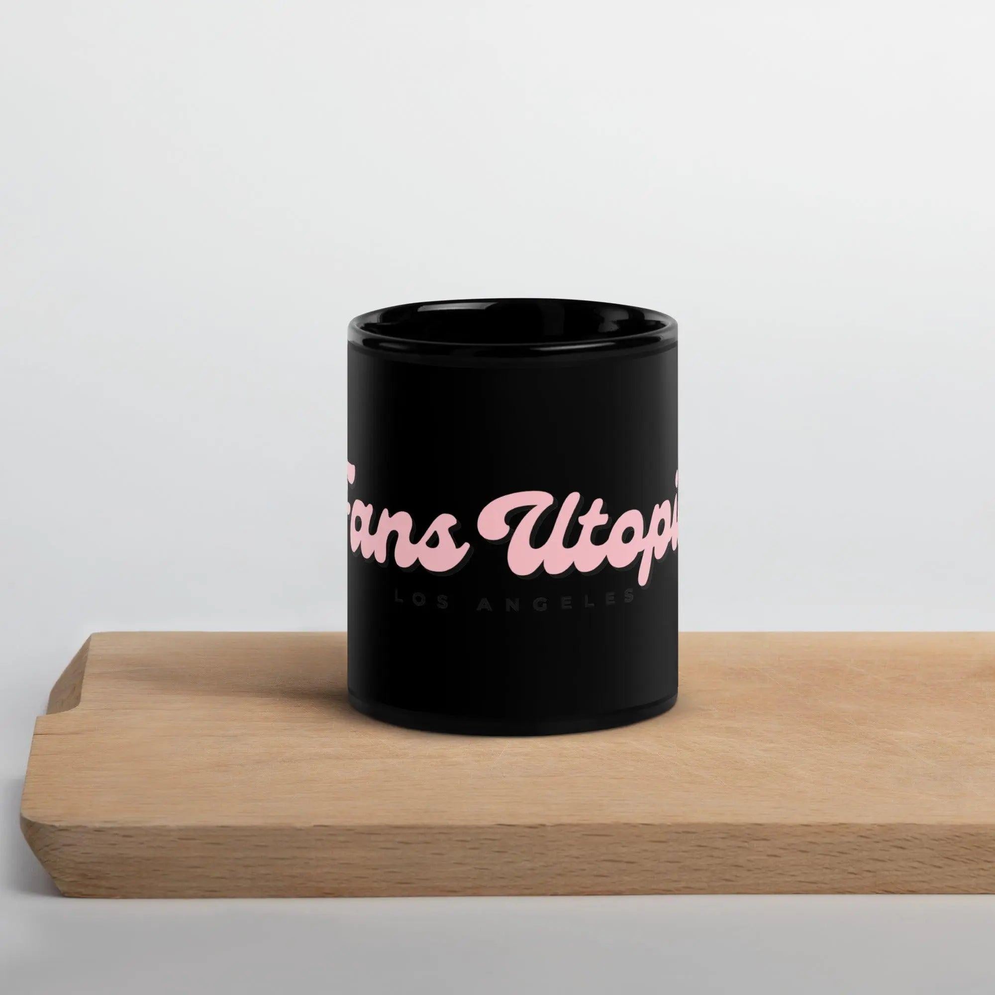 Fans Utopia Black Glossy Mug FANS UTOPIA