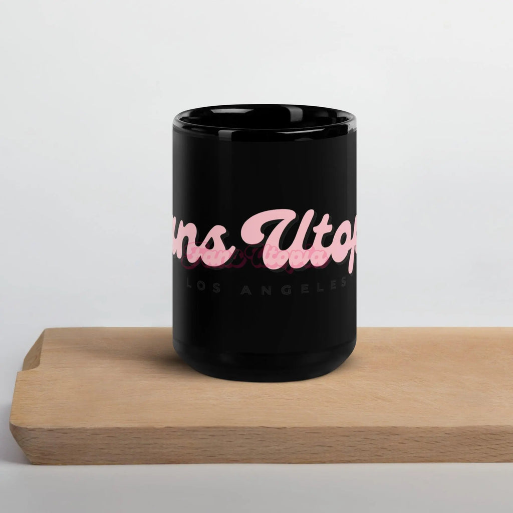 Fans Utopia Black Glossy Mug FANS UTOPIA