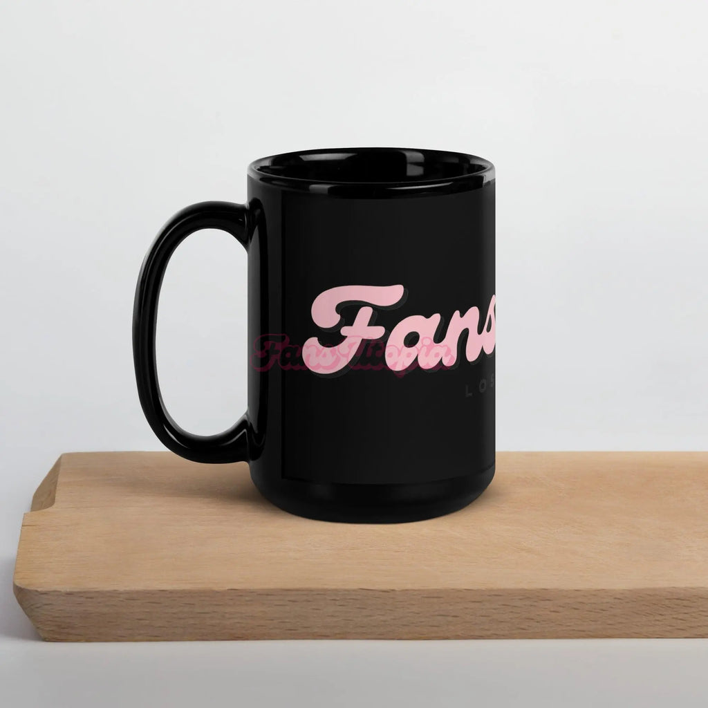 Fans Utopia Black Glossy Mug FANS UTOPIA