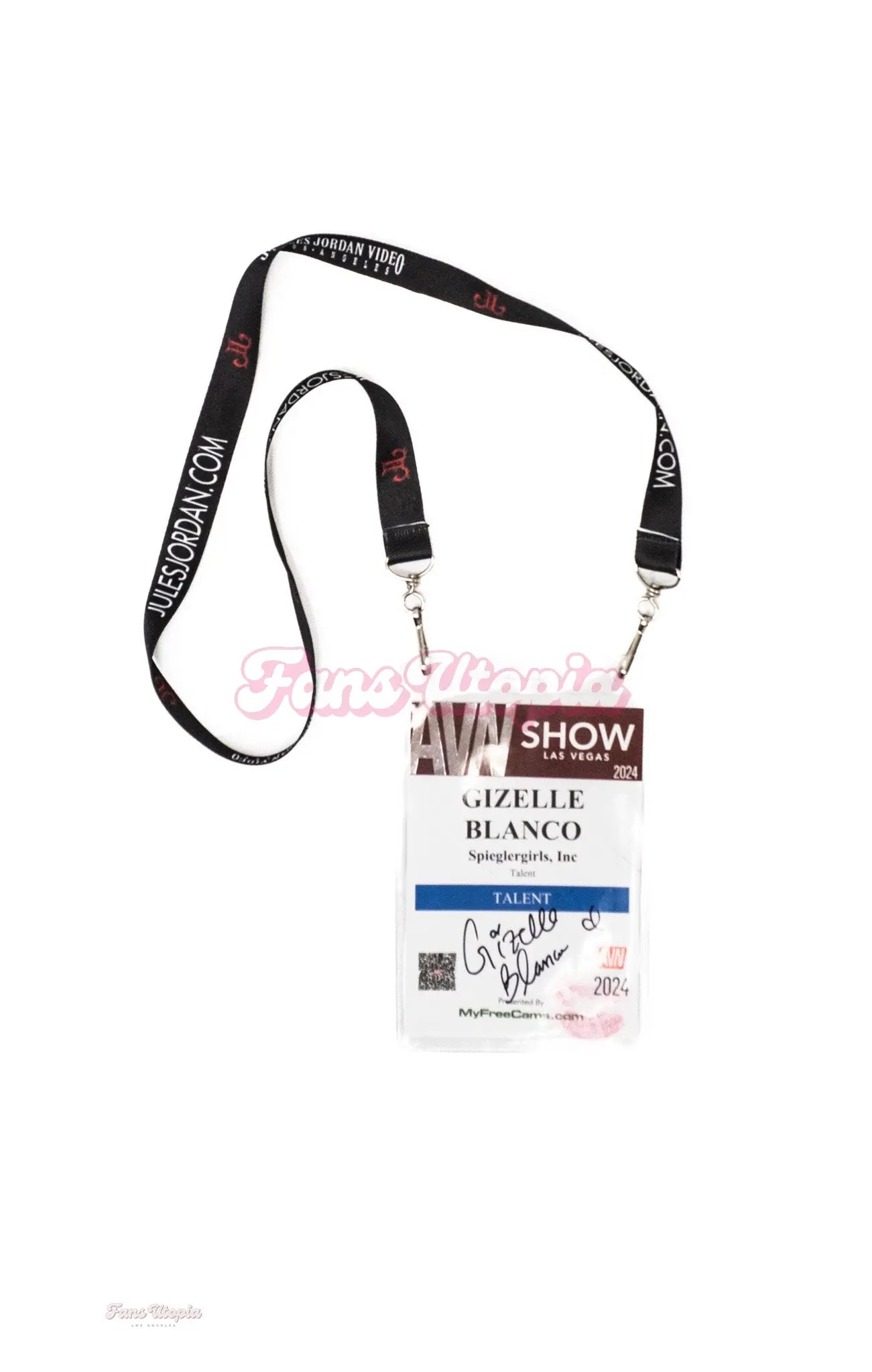Gizelle Blanco Autographed AVN Event Pass Gizelle Blanco