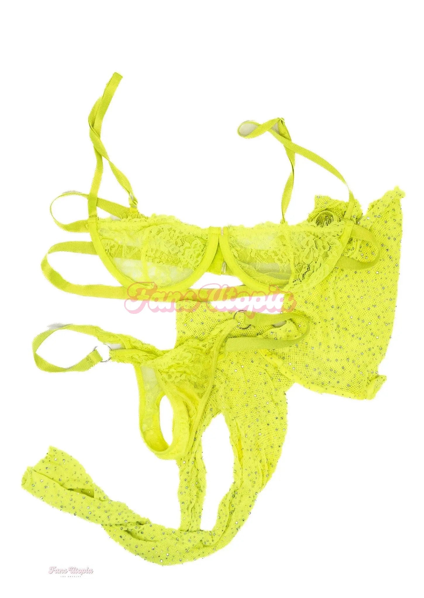 Gizelle Blanco Neon Yellow Set Gizelle Blanco