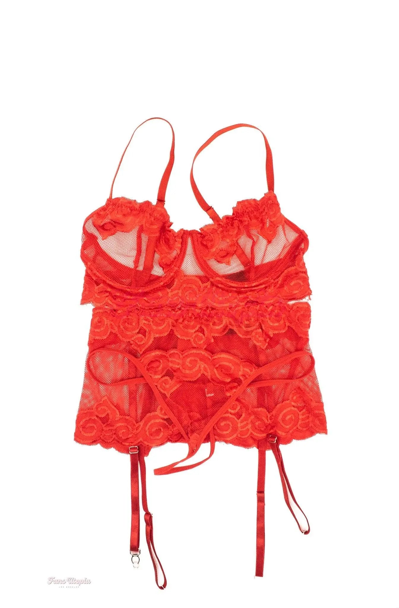 Gizelle Blanco Red Lace Set Gizelle Blanco