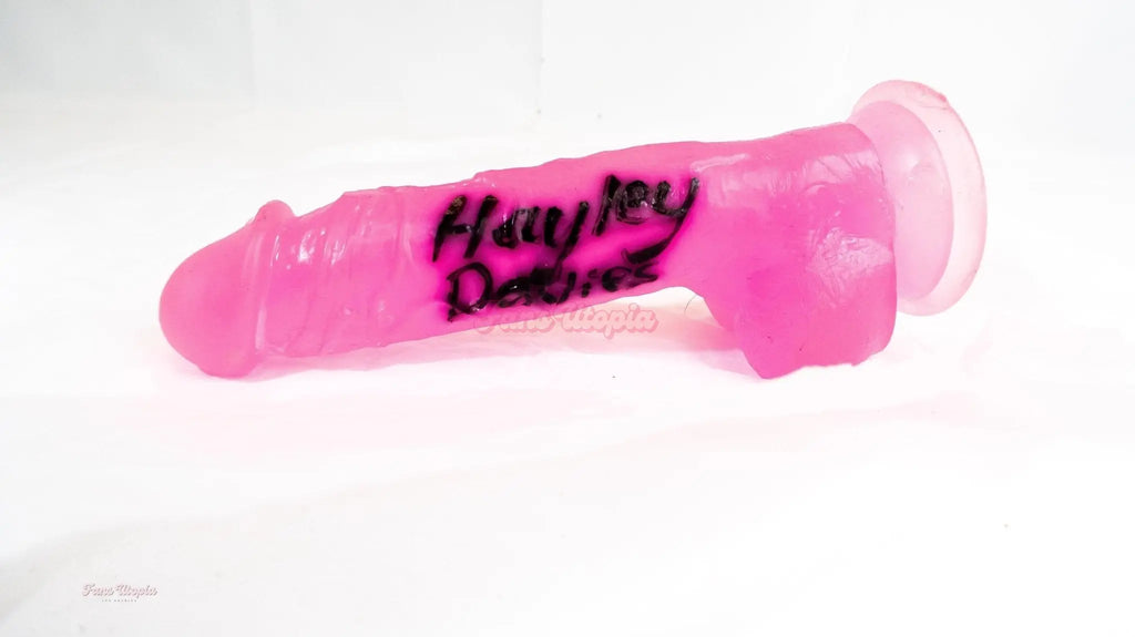 Hayley Davies Pink Autographed Toy Hayley Davies