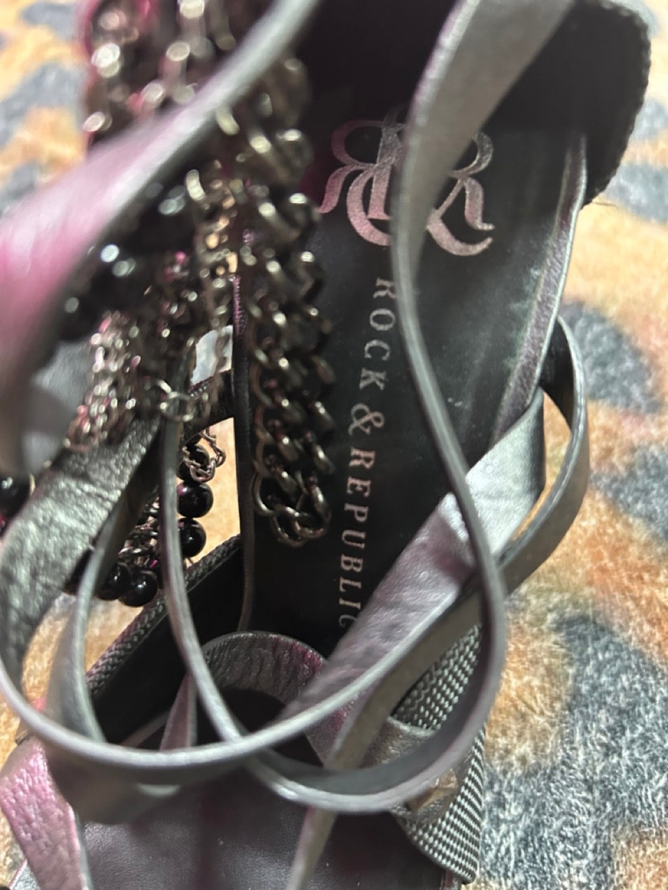 Metallic Black Fashion Heels by Rock & Republic