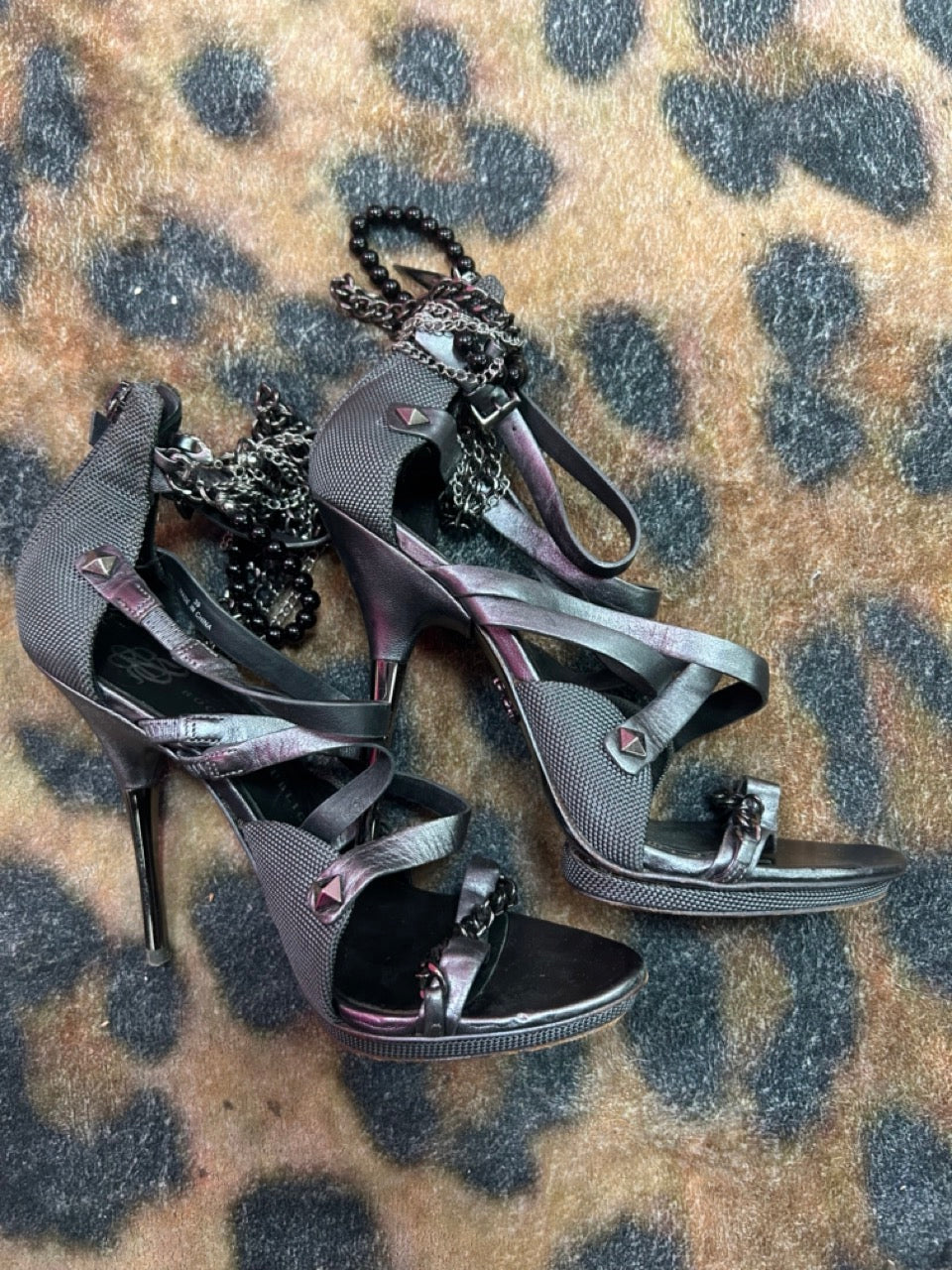 Metallic Black Fashion Heels by Rock & Republic