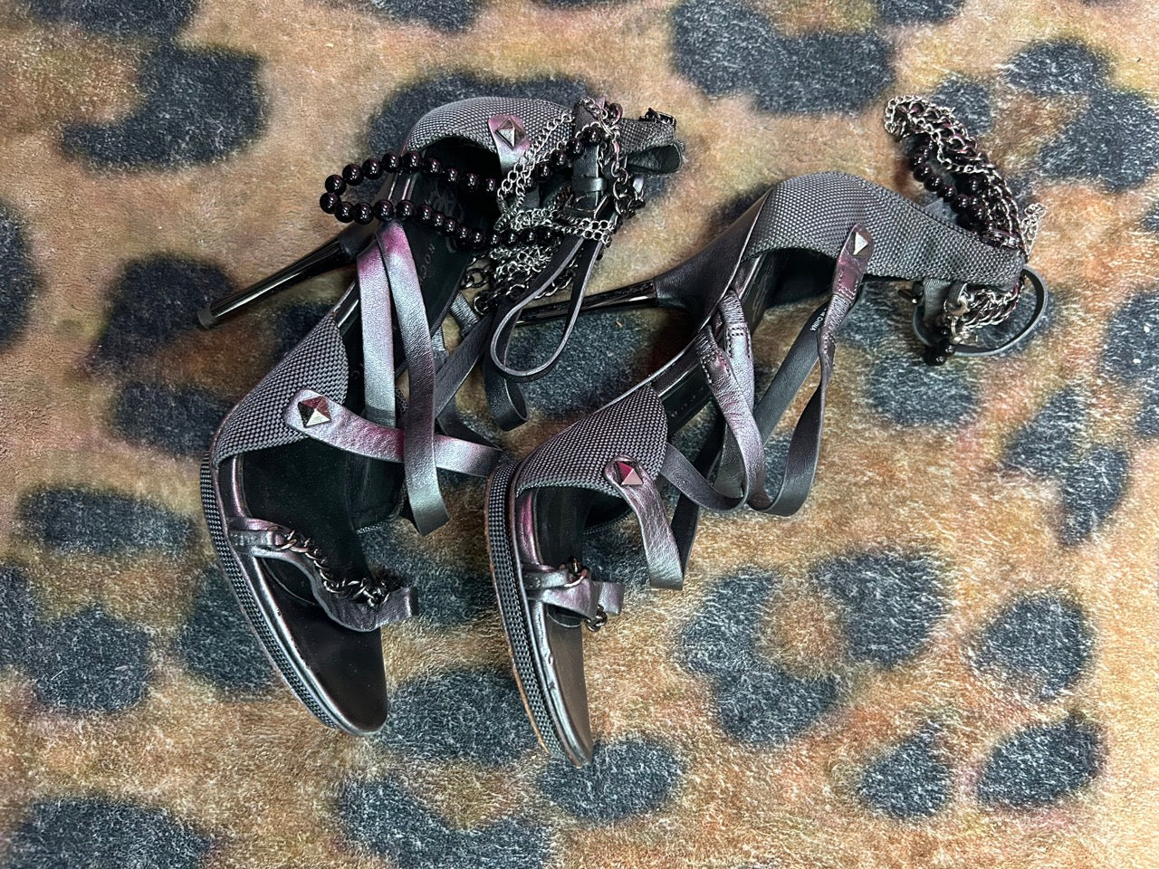 Metallic Black Fashion Heels by Rock & Republic
