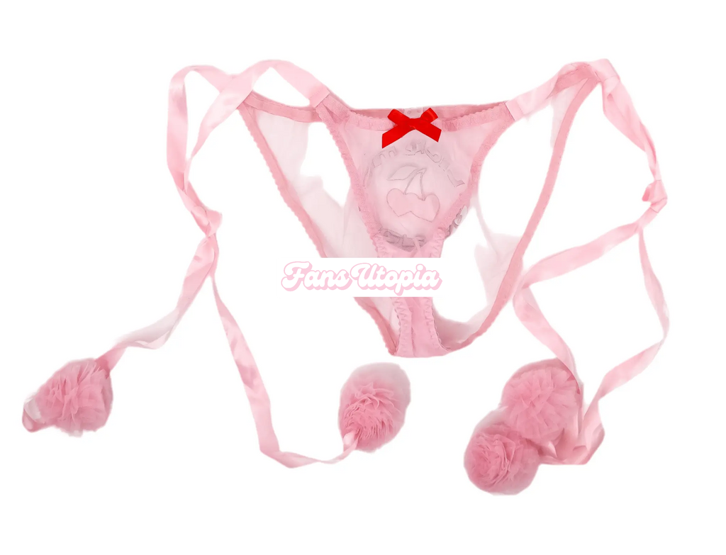 Jane Wilde Pink Mesh AP Ribbon Panties Jane Wilde