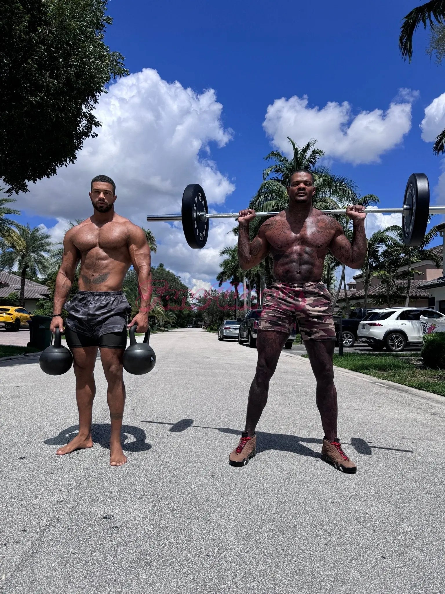 Jason Luv Camo Workout Shorts & Socks Jason Luv