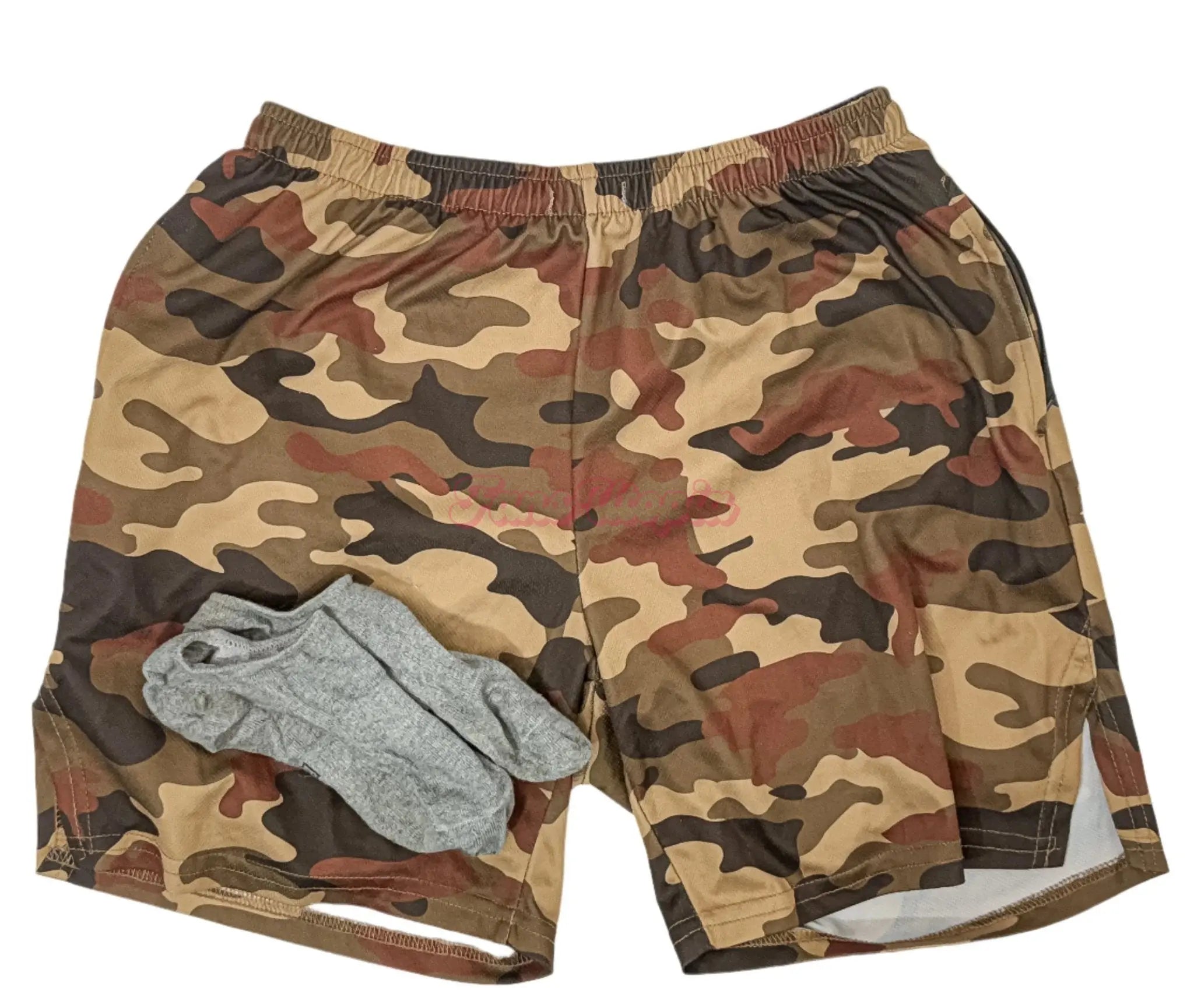 Jason Luv Camo Workout Shorts & Socks Jason Luv