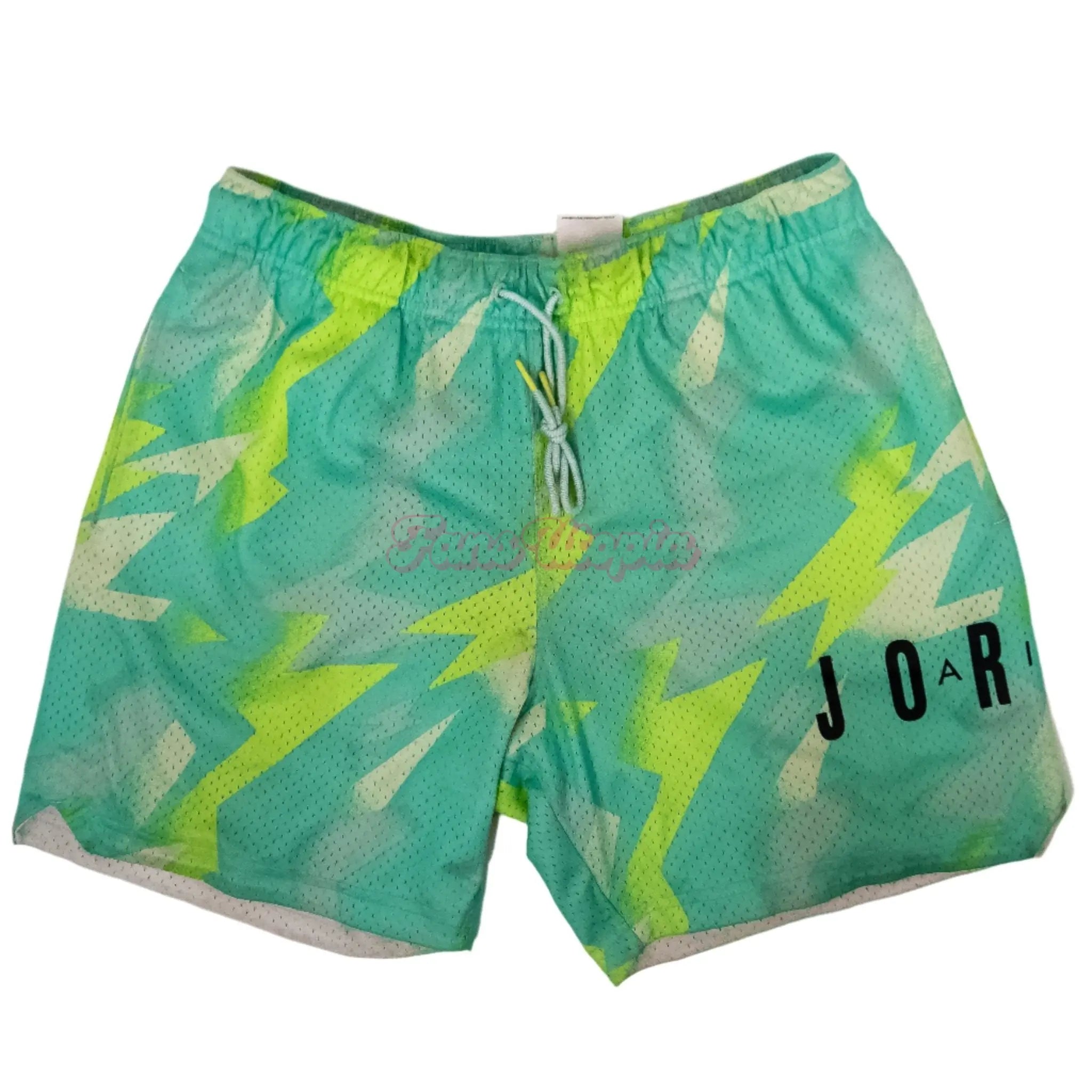 Jason Luv Green Jordan Gym Shorts Jason Luv