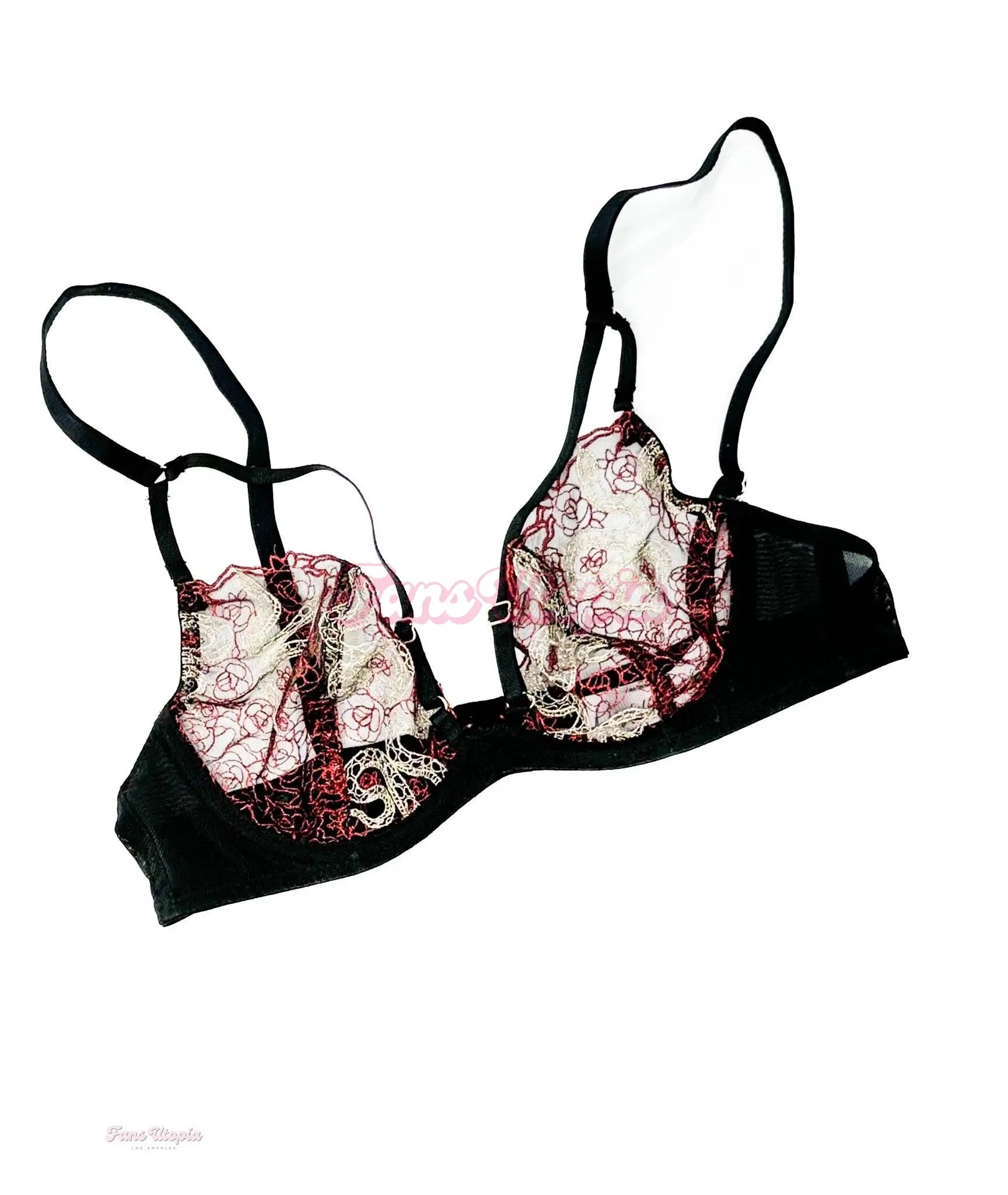 Jenna Foxx Black Snake Bra OUTLET