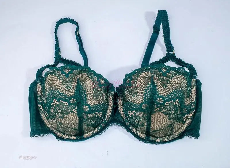 Jenna Foxx Emerald Green Pushup Bra + Picture Jenna Foxx