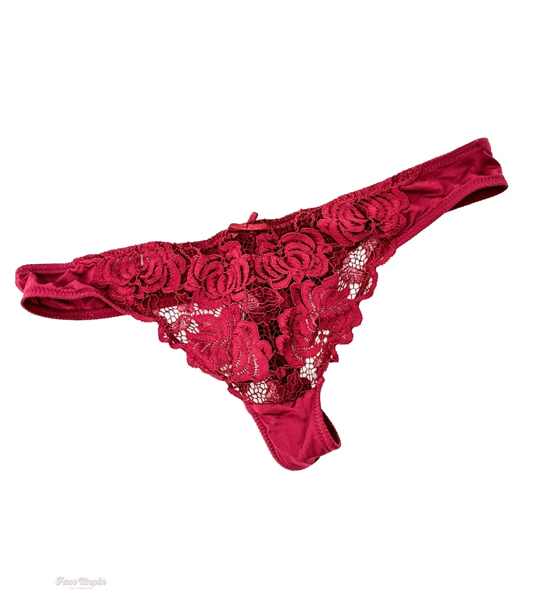 Jenna Foxx Floral Lace Thong Jenna Foxx