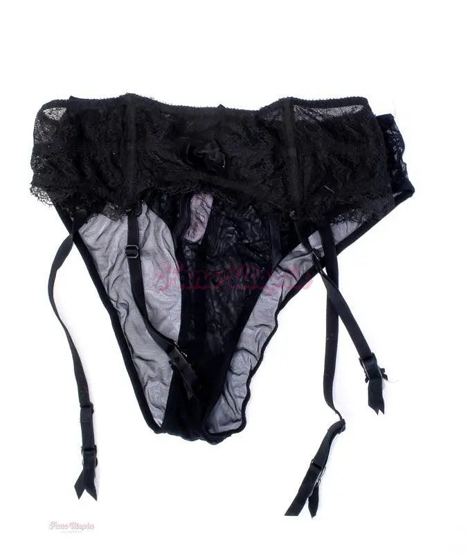 Jenna Foxx Panties & VS Black Garter + Picture Jenna Foxx