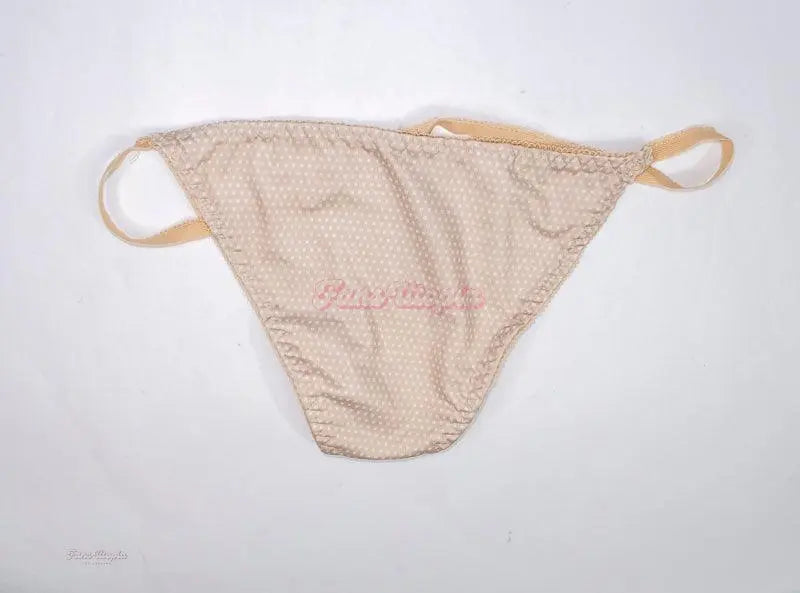 Jenna Foxx Tan Polka Dot Thong + Picture Jenna Foxx