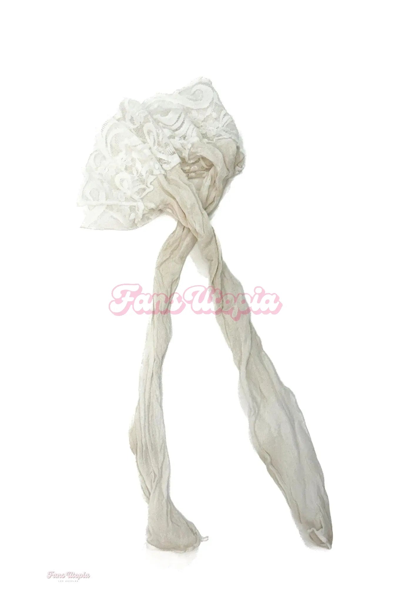 Jenna Foxx White Thigh Highs OUTLET