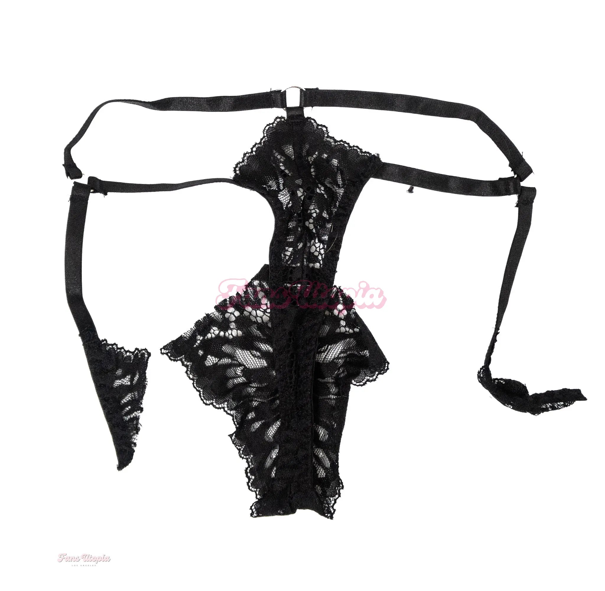 Katie Kush Black Lace Ripped Panties + Signed Photo Katie Kush