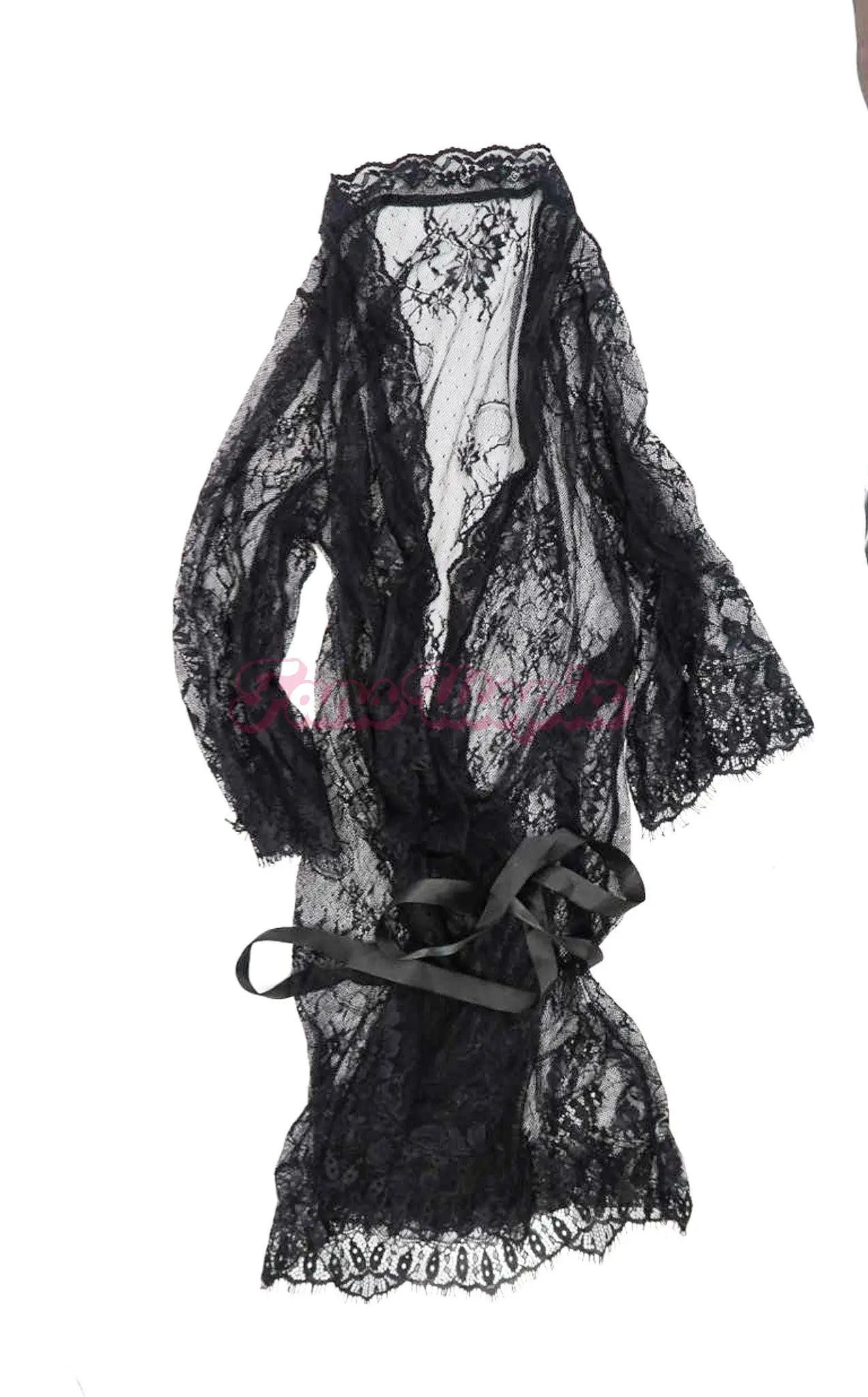 Katie Kush Black Lace Robe + Autographed Photo Katie Kush