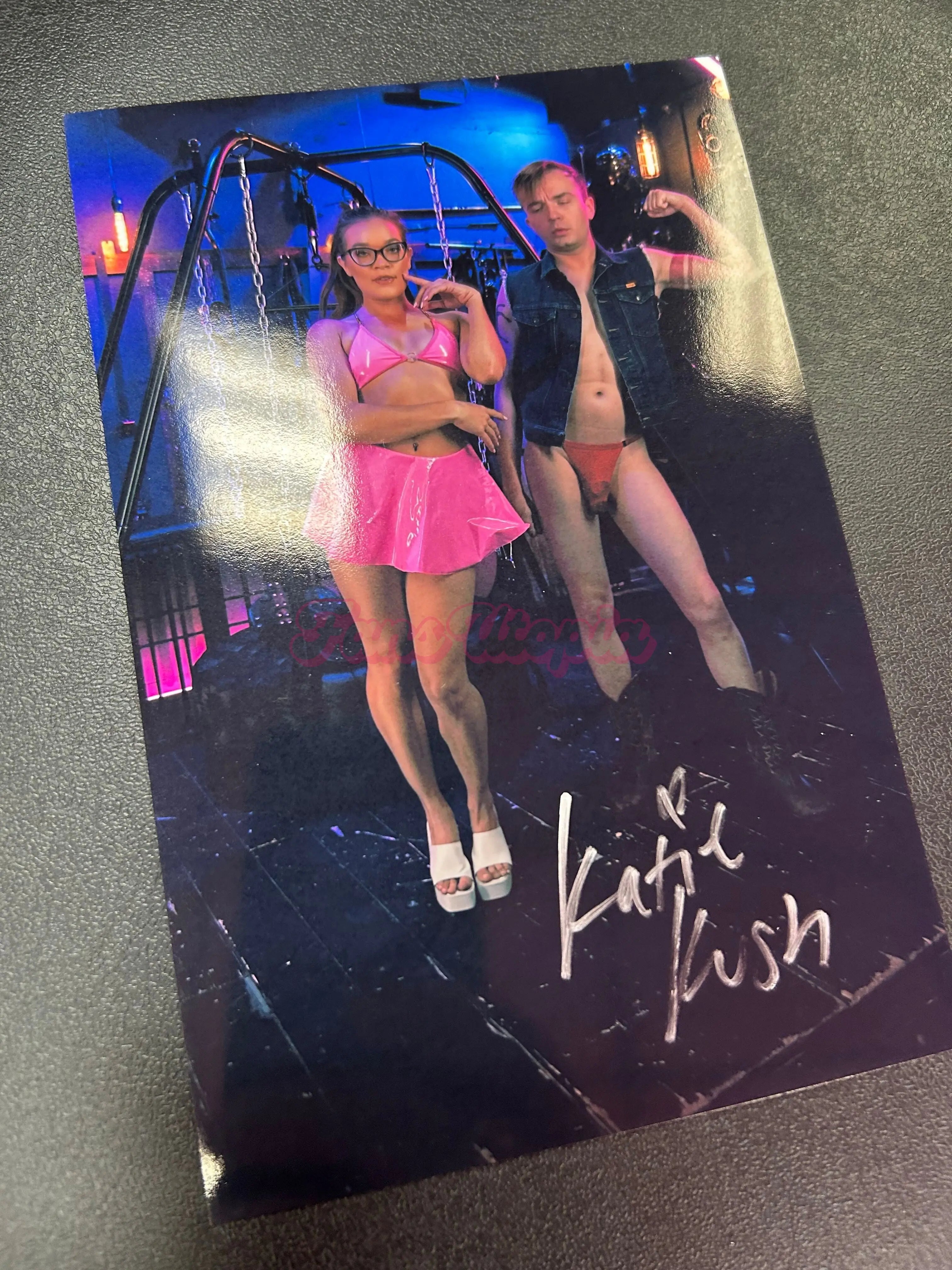 Katie Kush Hot Pink Latex Set Katie Kush