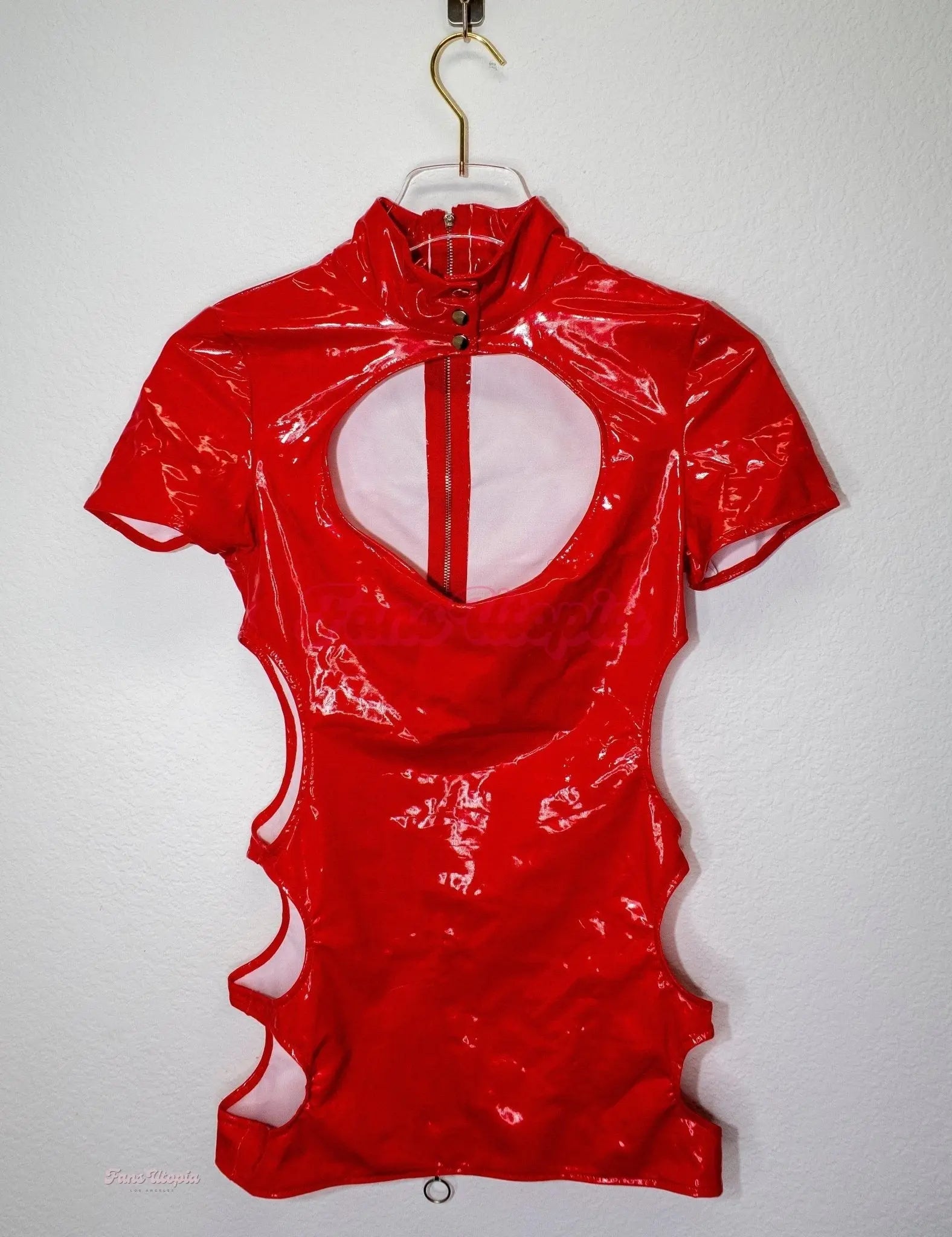 Katie Kush Red Patent Leather Dress Katie Kush