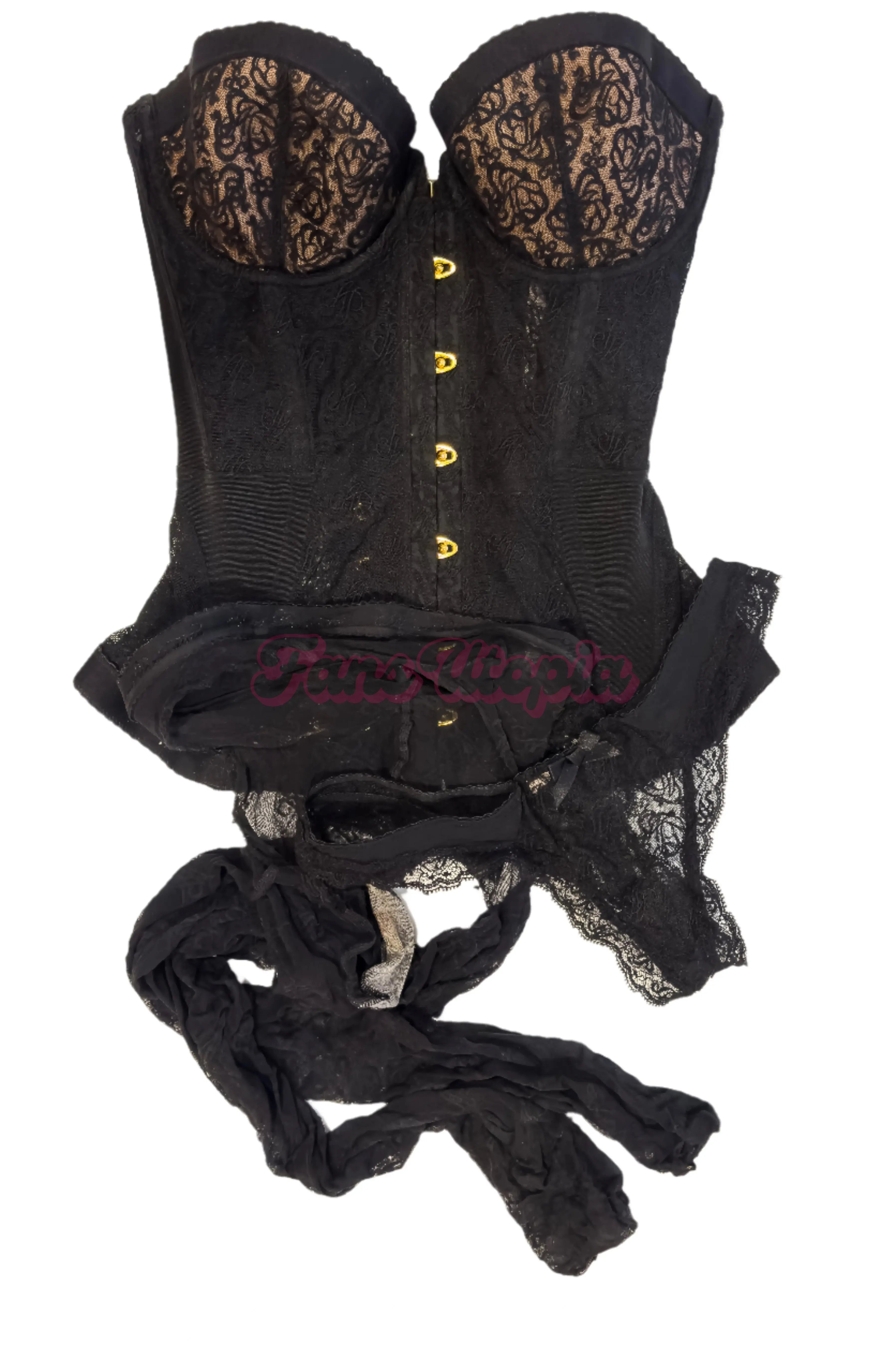 Kayley Gunner Black HB Bustier Set Kayley Gunner
