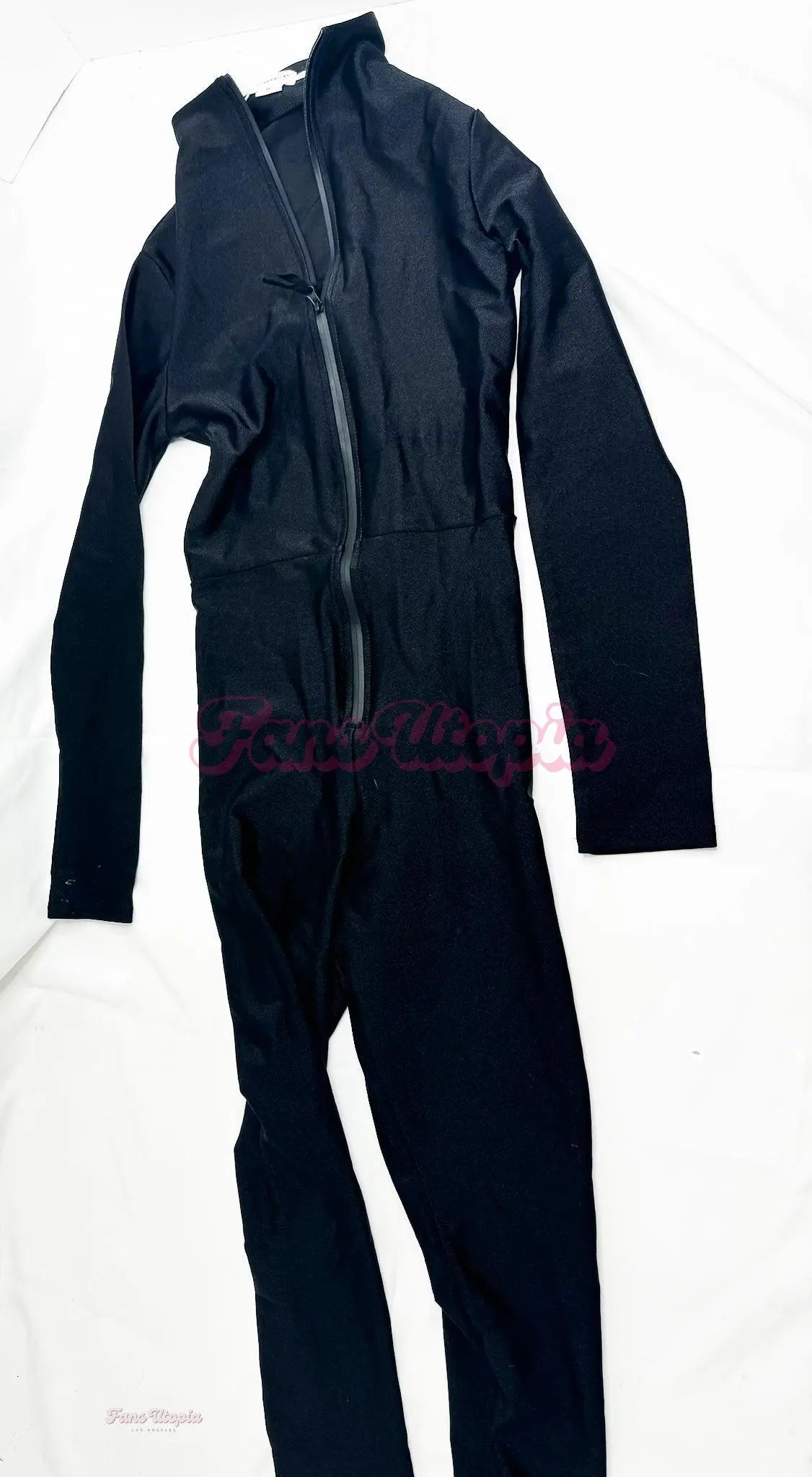 Kayley Gunner Black Nylon Bodysuit Kayley Gunner