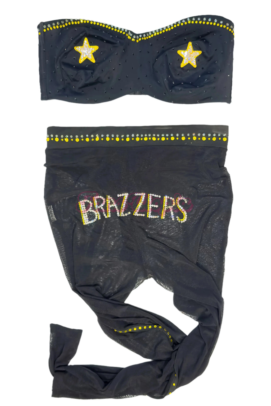 Kayley Gunner Black Stoned Top & Pants Kayley Gunner