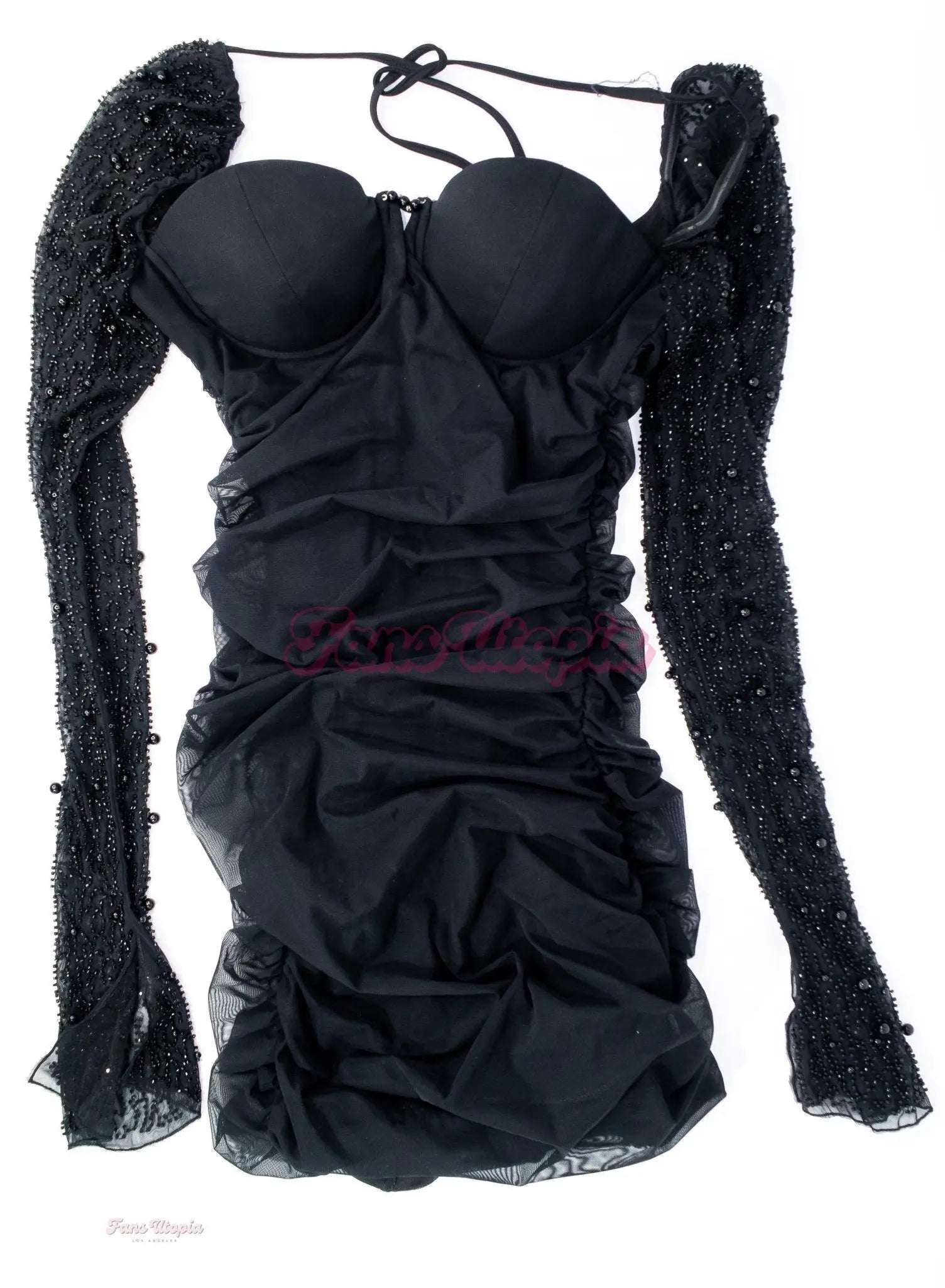 Kayley Gunner Black Studded Long Sleeve Dress Kayley Gunner