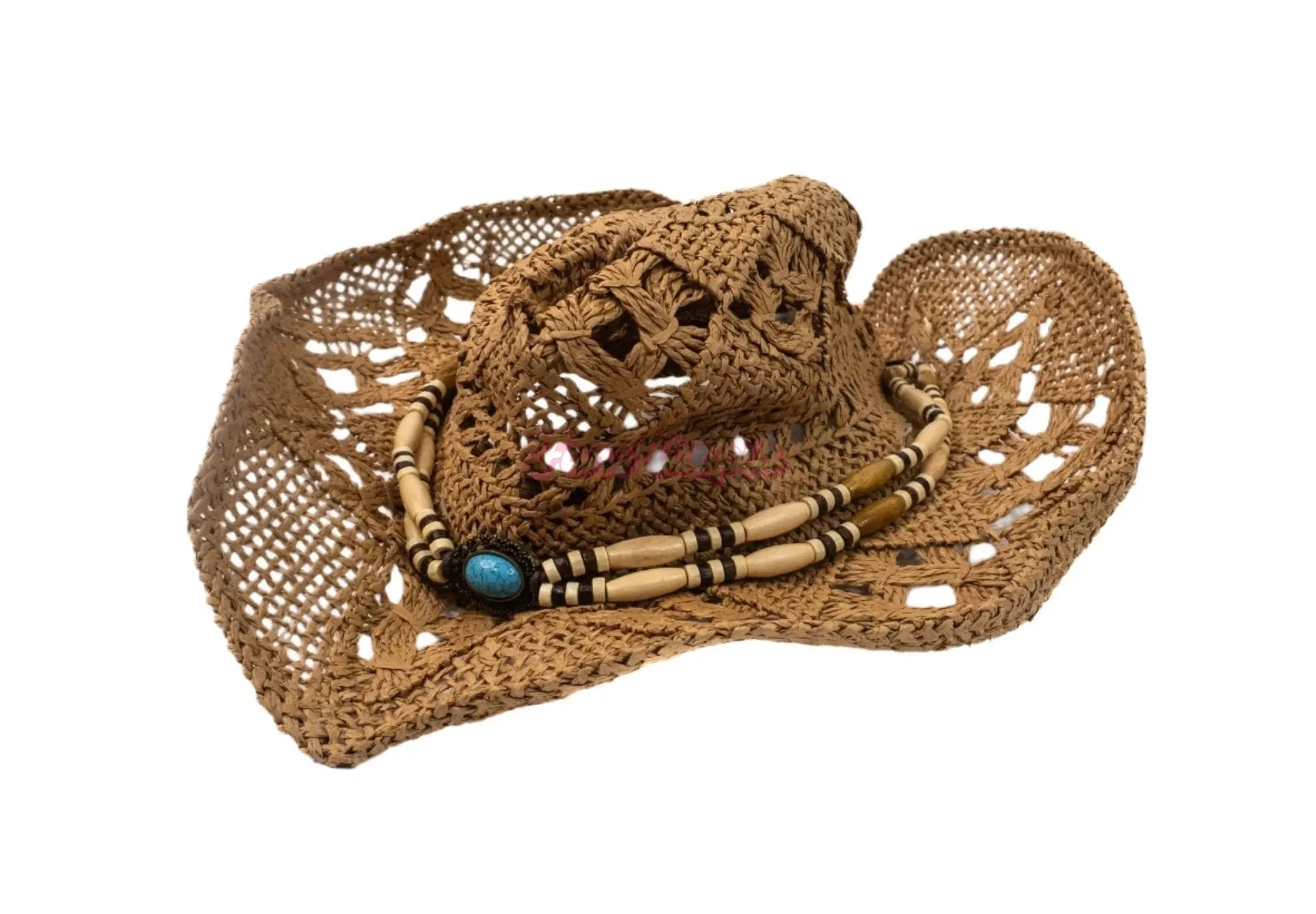 Kayley Gunner Blue Lace Bra & Panties Set + Cowboy Hat Kayley Gunner