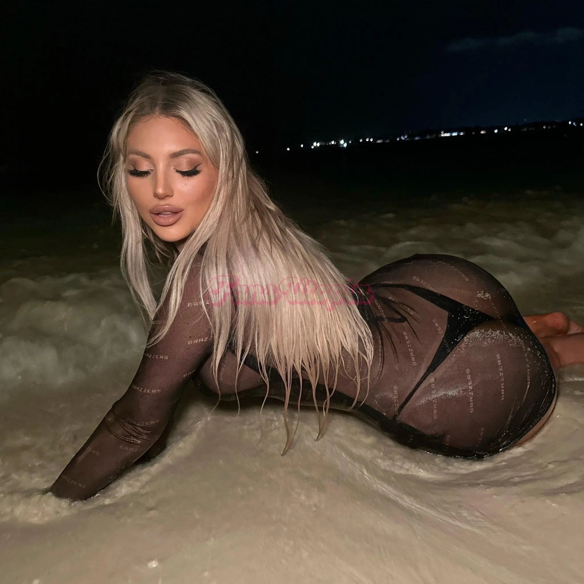 Kayley Gunner Brazzers Mesh Coverup Kayley Gunner
