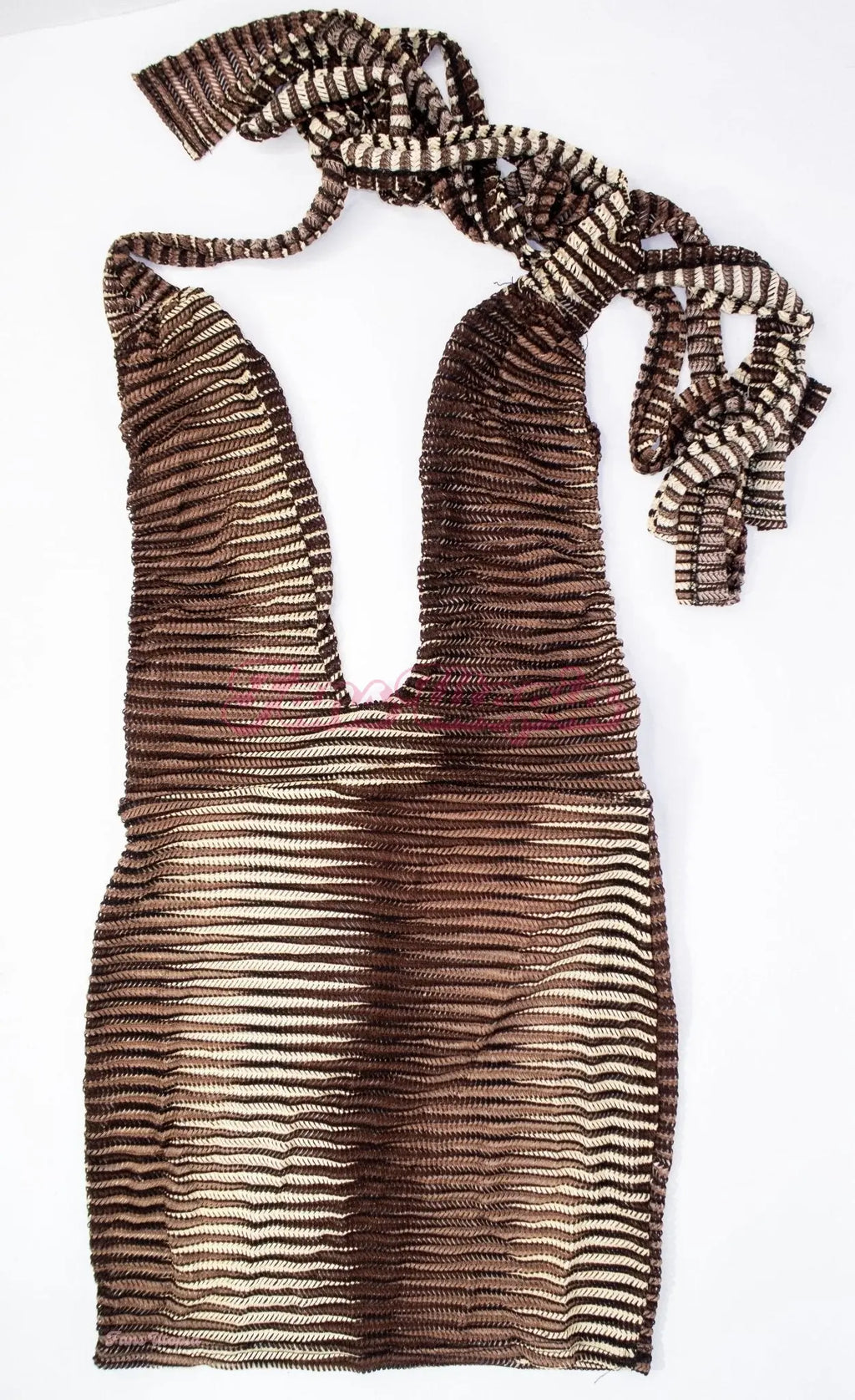 Kayley Gunner Brown Halter Dress Kayley Gunner