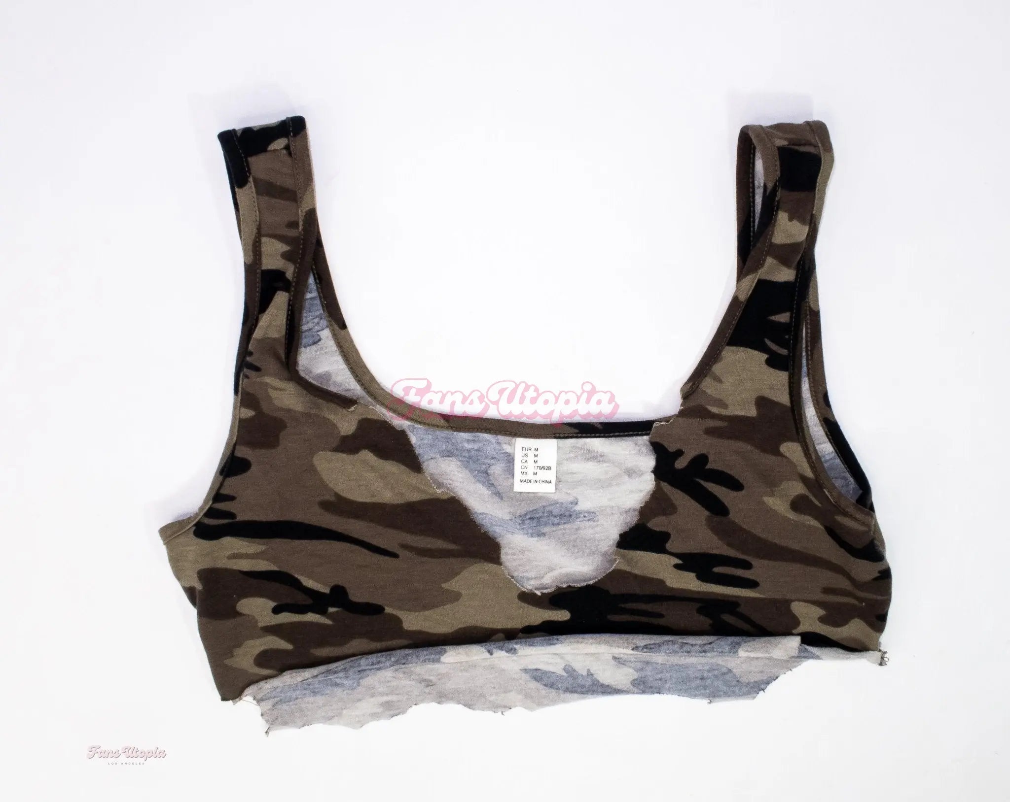 Kayley Gunner Camp Top &  Black Bikini Bottoms Kayley Gunner