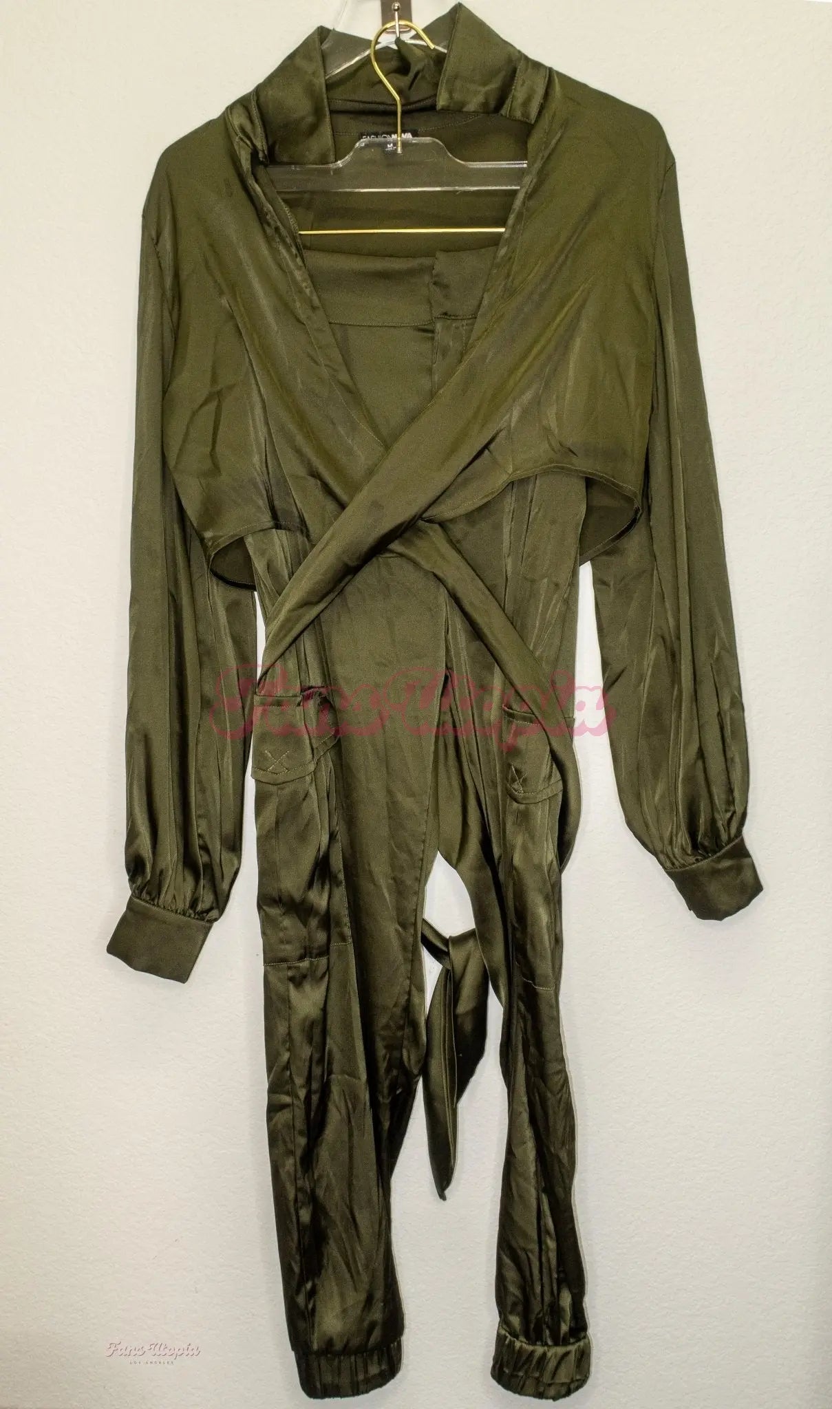 Kayley Gunner Green Outfit + Black Booties Kayley Gunner