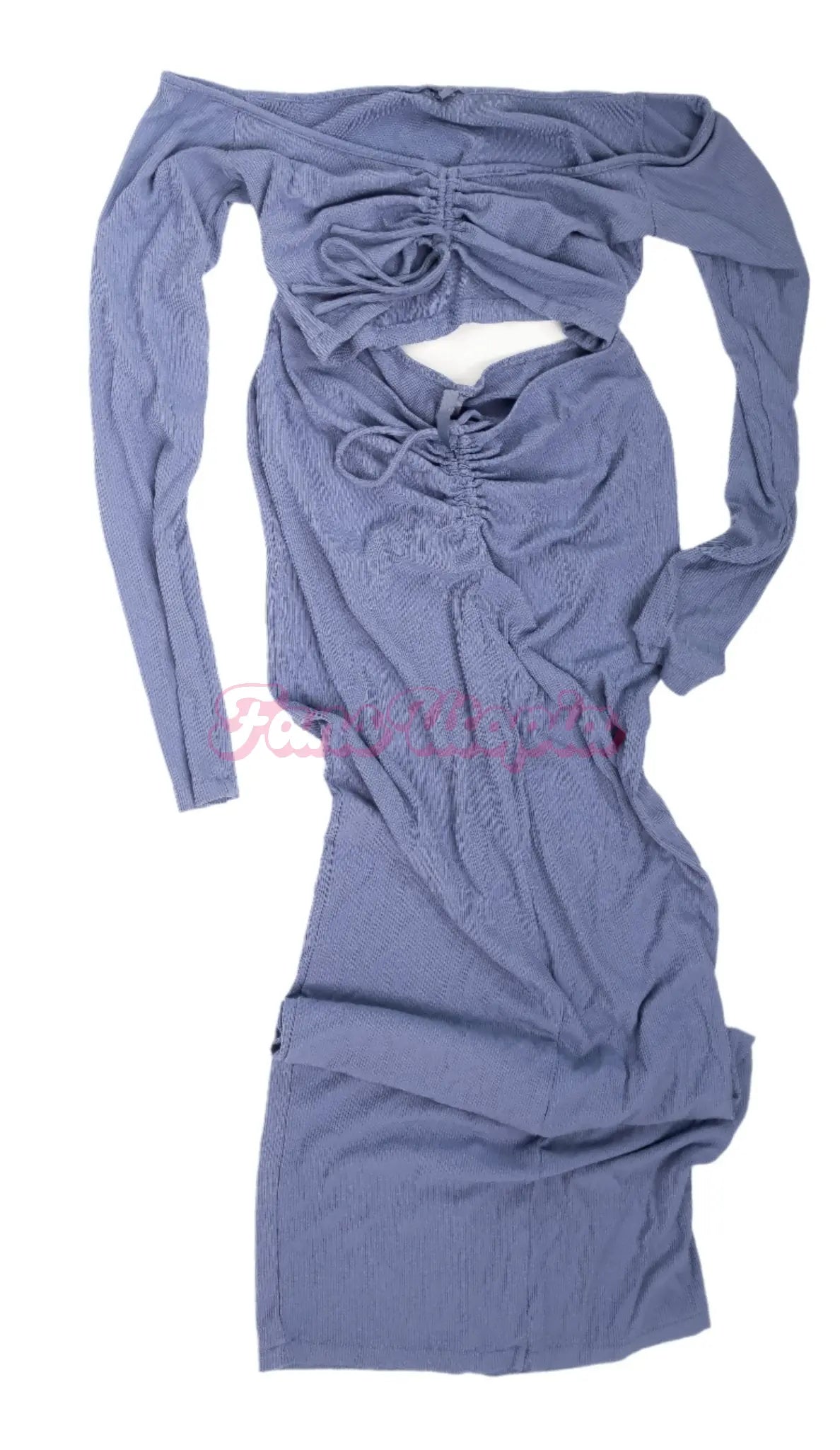Kayley Gunner Greyish Blue Top & Skirt Kayley Gunner