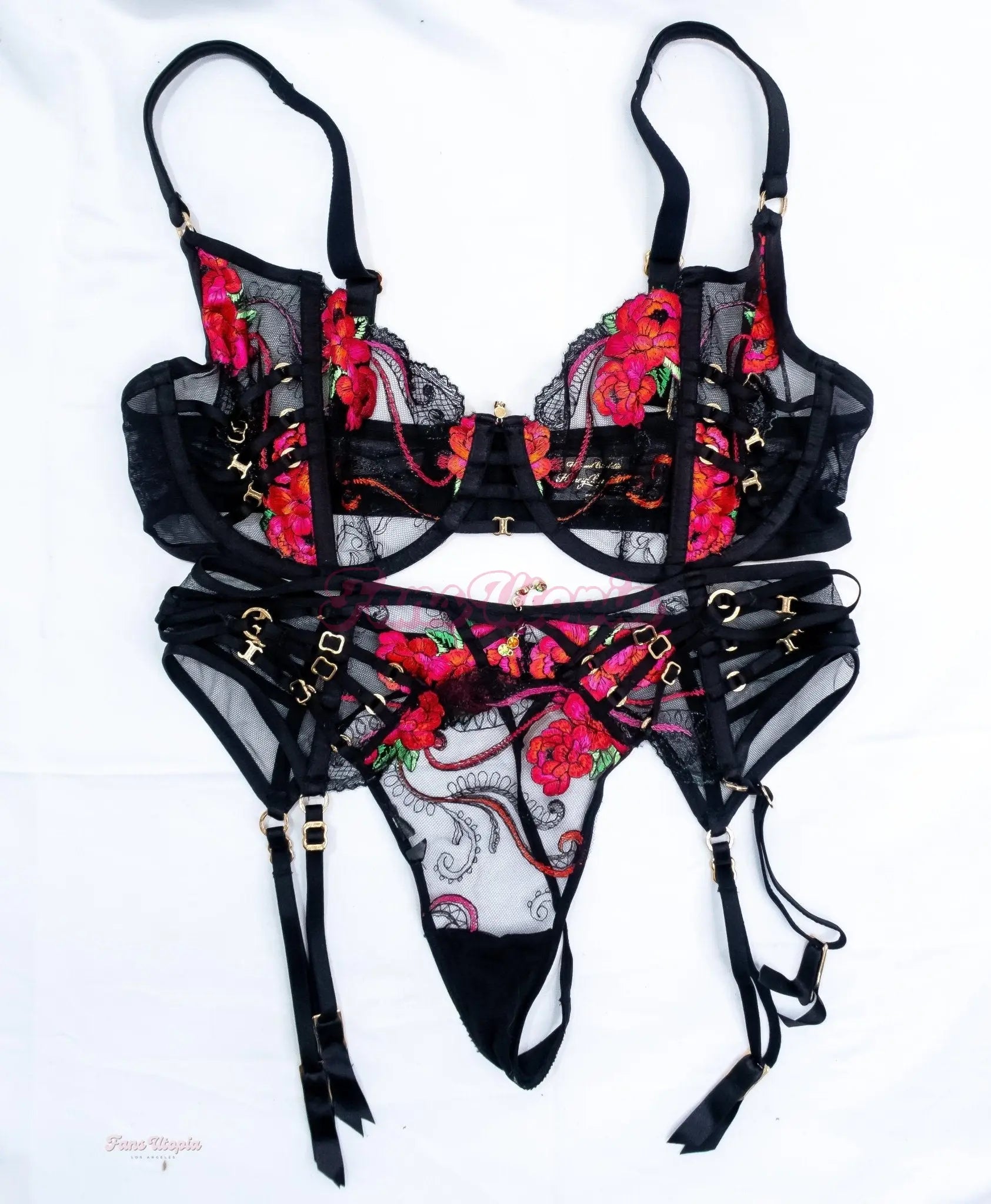 Kayley Gunner HB Black Floral Juicy Set Kayley Gunner