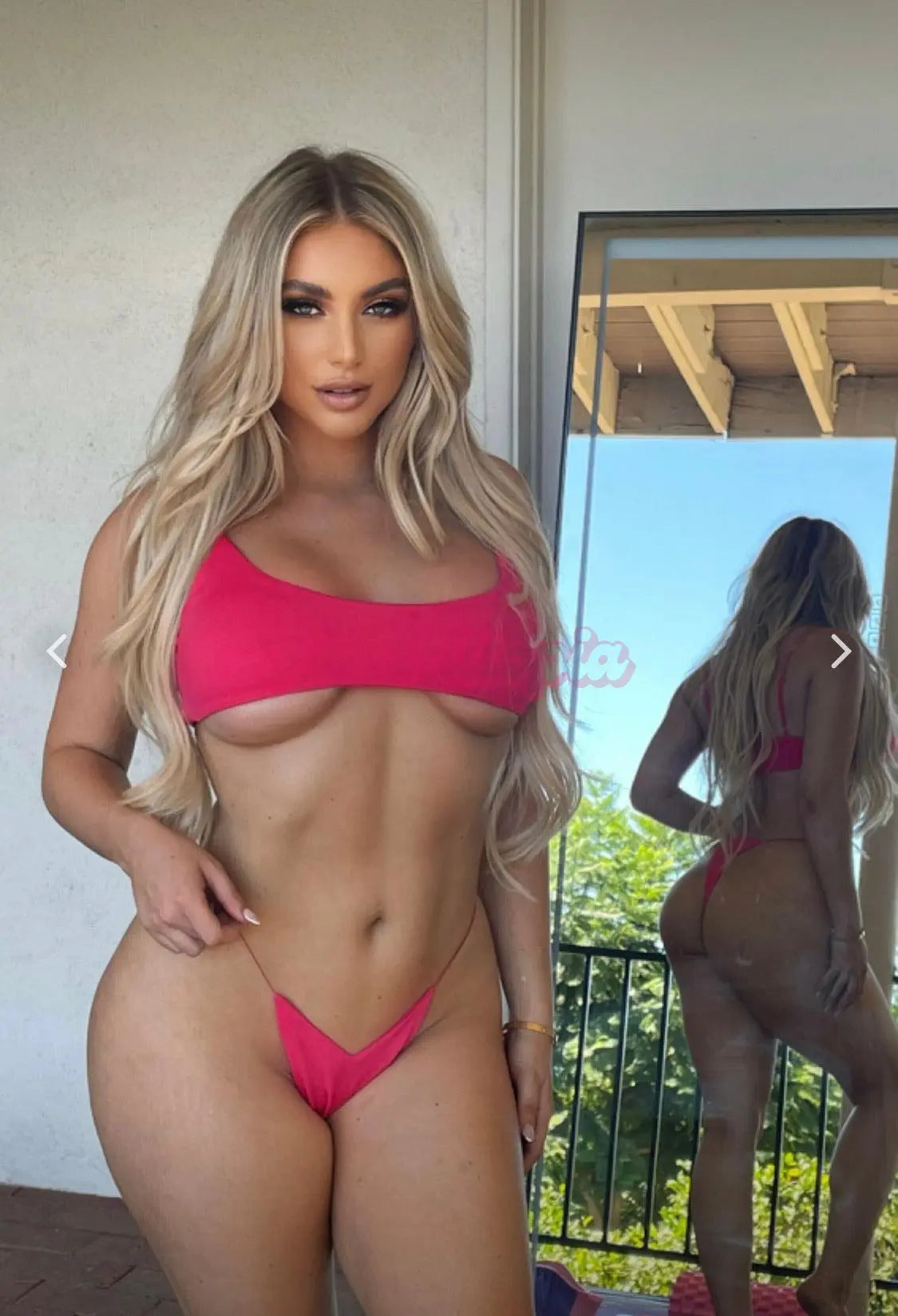 Kayley Gunner Pink Bikini Kayley Gunner